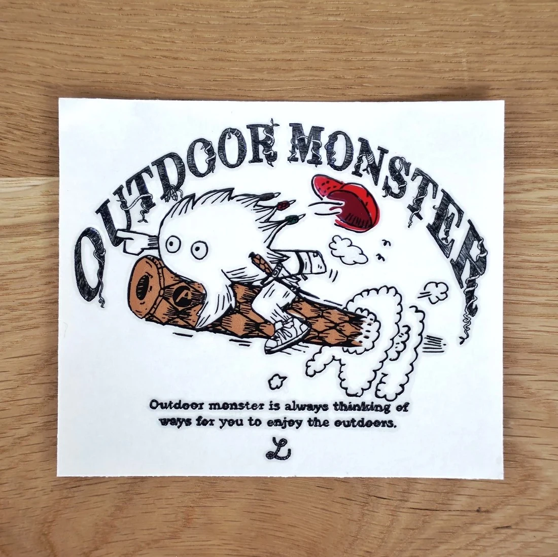 Asimocrafts Monster Sticker轉印貼紙