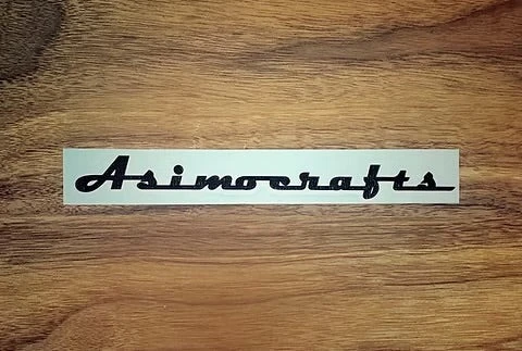 Asimocrafts Emblem Sticker字母切割貼紙