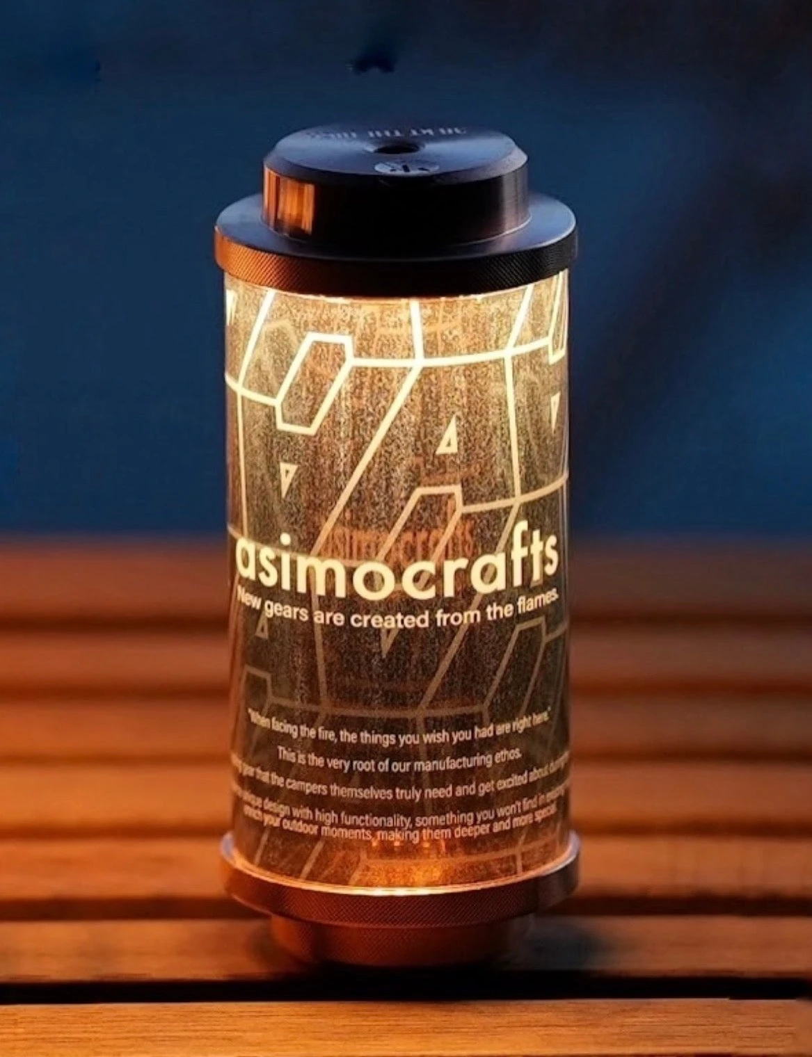 Asimocrafts MIYABI_A紅銅聯名38燈(含電池)