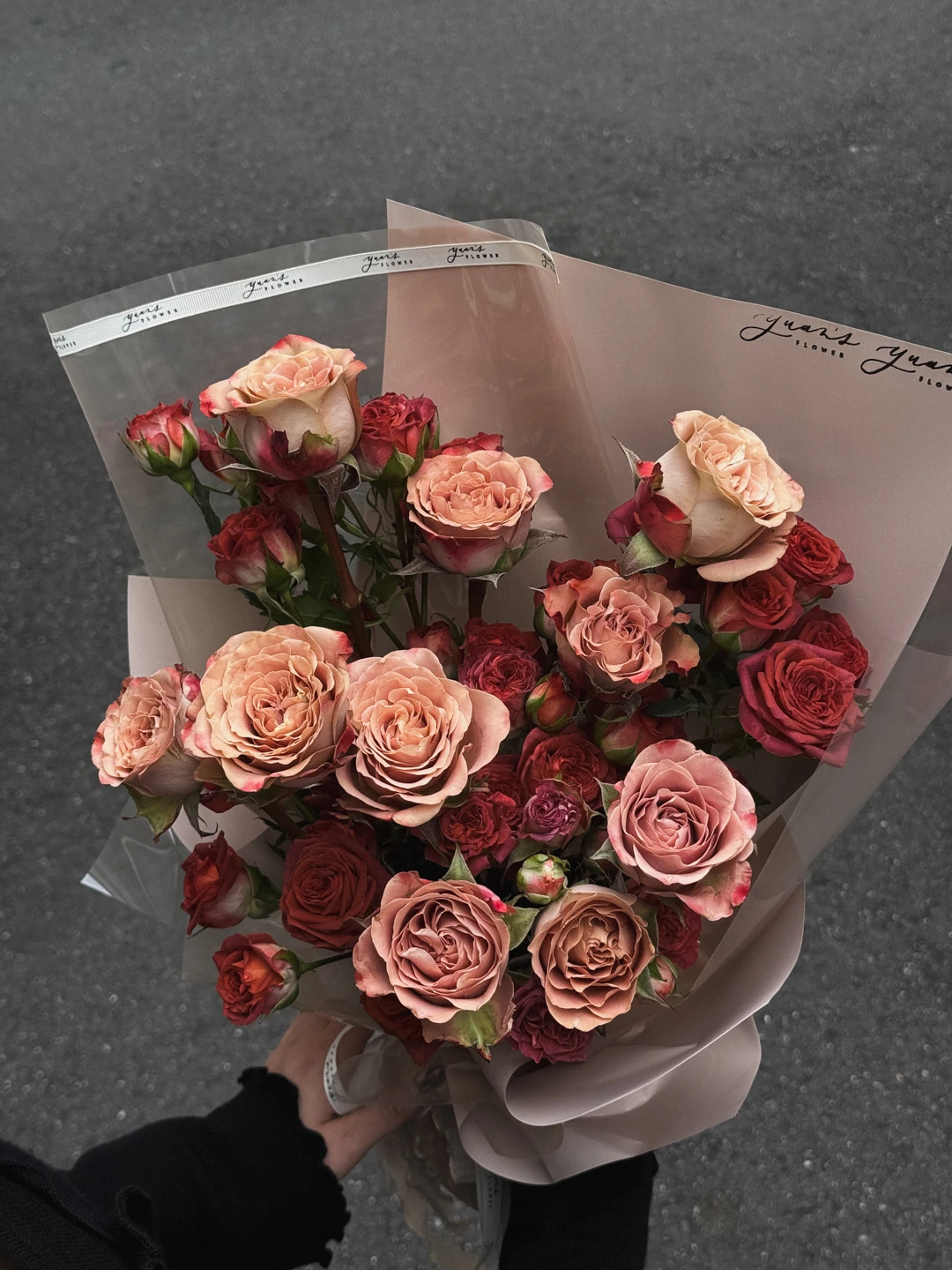 卡布奇諾 × 巧克力泡泡玫瑰花束 Cappuccino × Chocolate Bubbles Rose