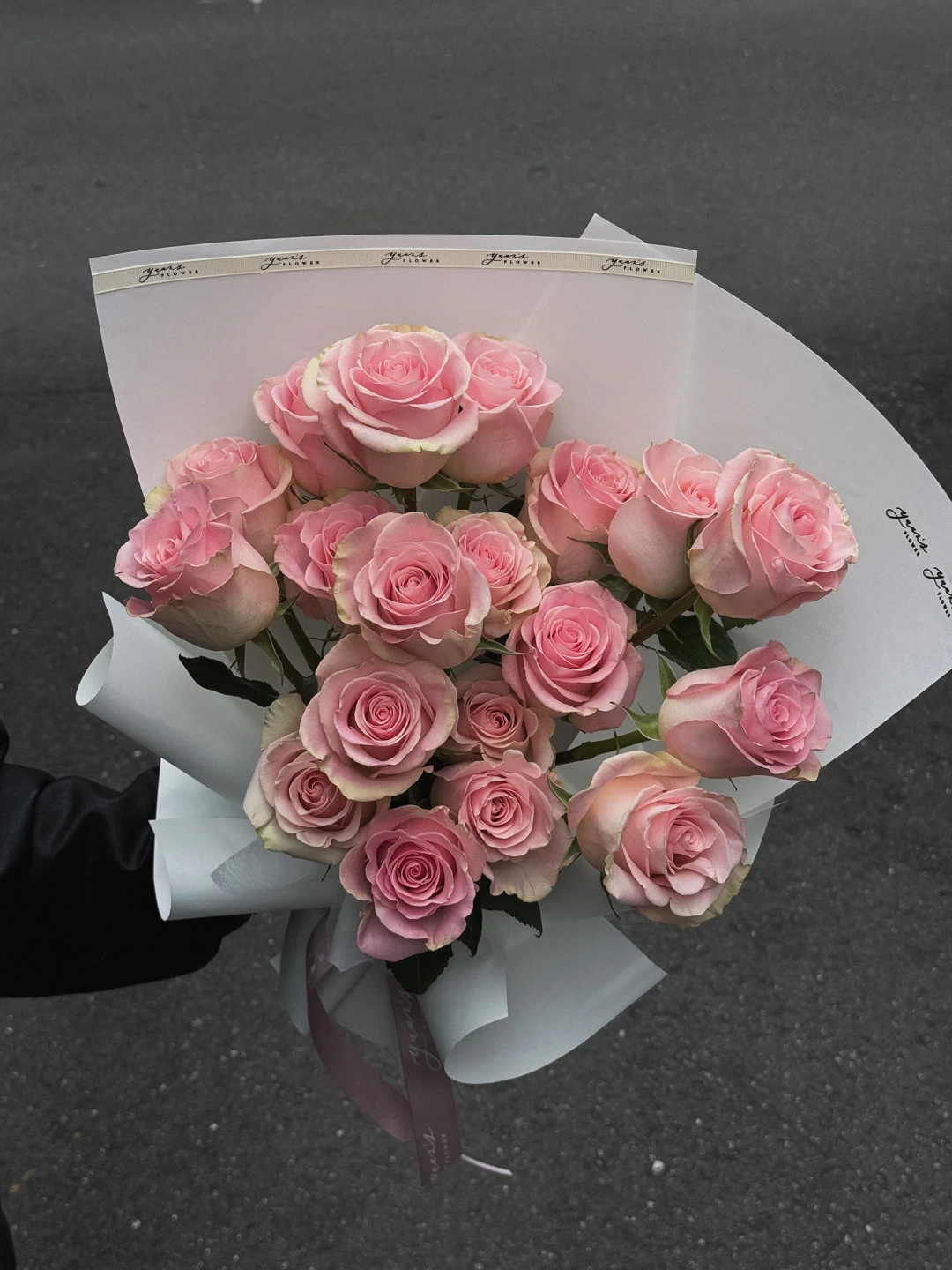 韓系嫩粉玫瑰花束 Pink Rose
