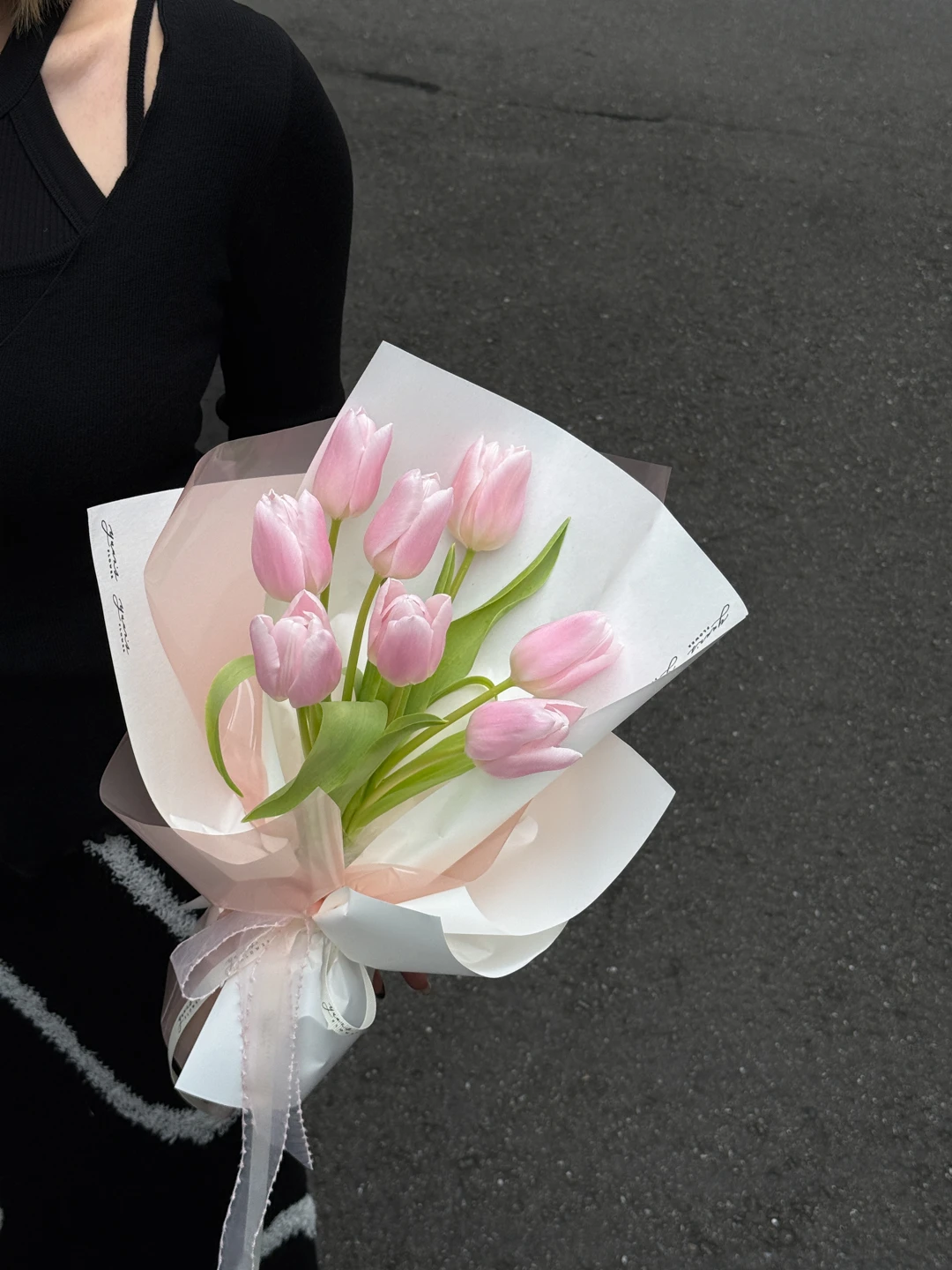 粉色馬卡龍鬱金香花束 Light Pink Tulips