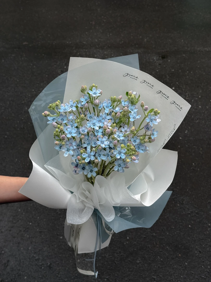 Baby Blue 日本藍星花 花束