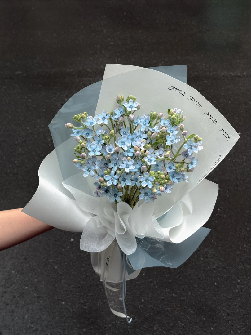 Baby Blue 日本藍星花 花束