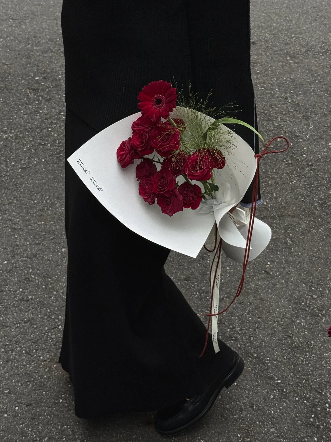 Burgundy Velvet 酒紅絲絨薔薇花束