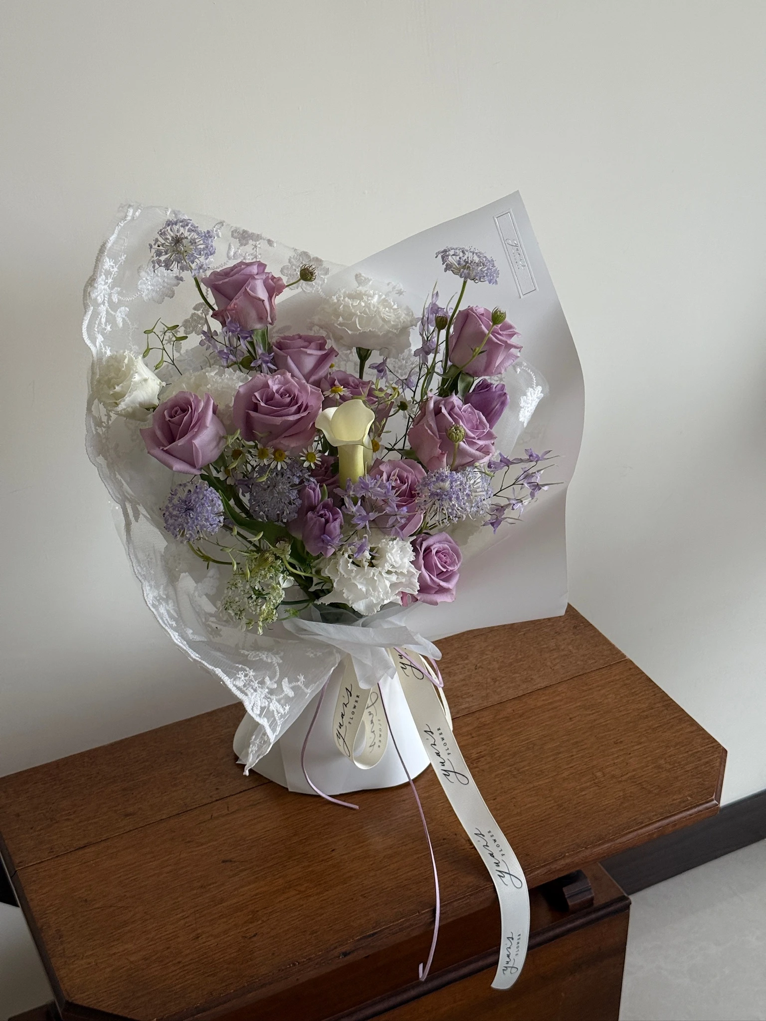 當週鮮花・紫色系花束 Weekly Fresh Designer Bouquet