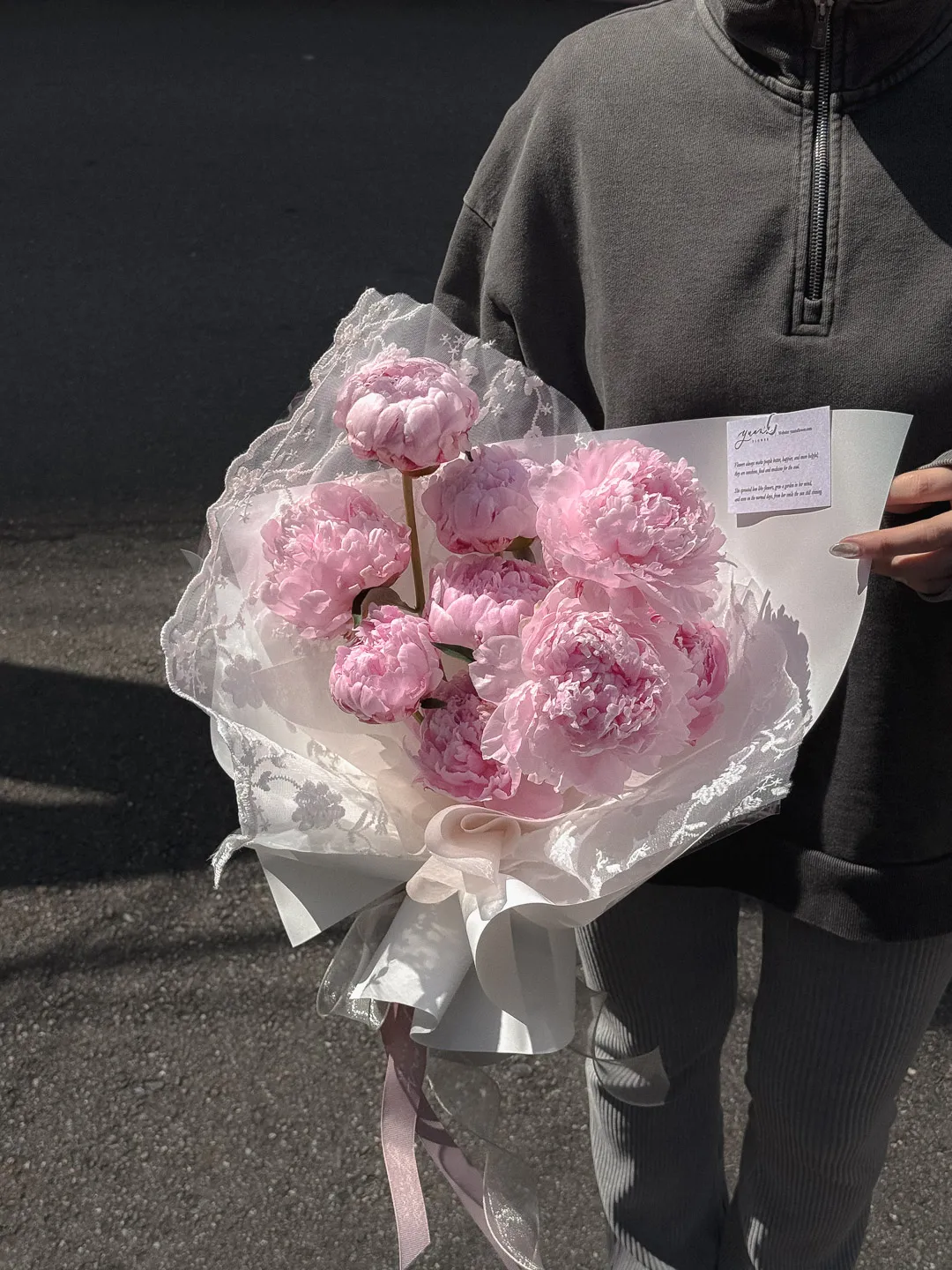 淺粉芍藥鮮花束 Blush Peony Bouquet