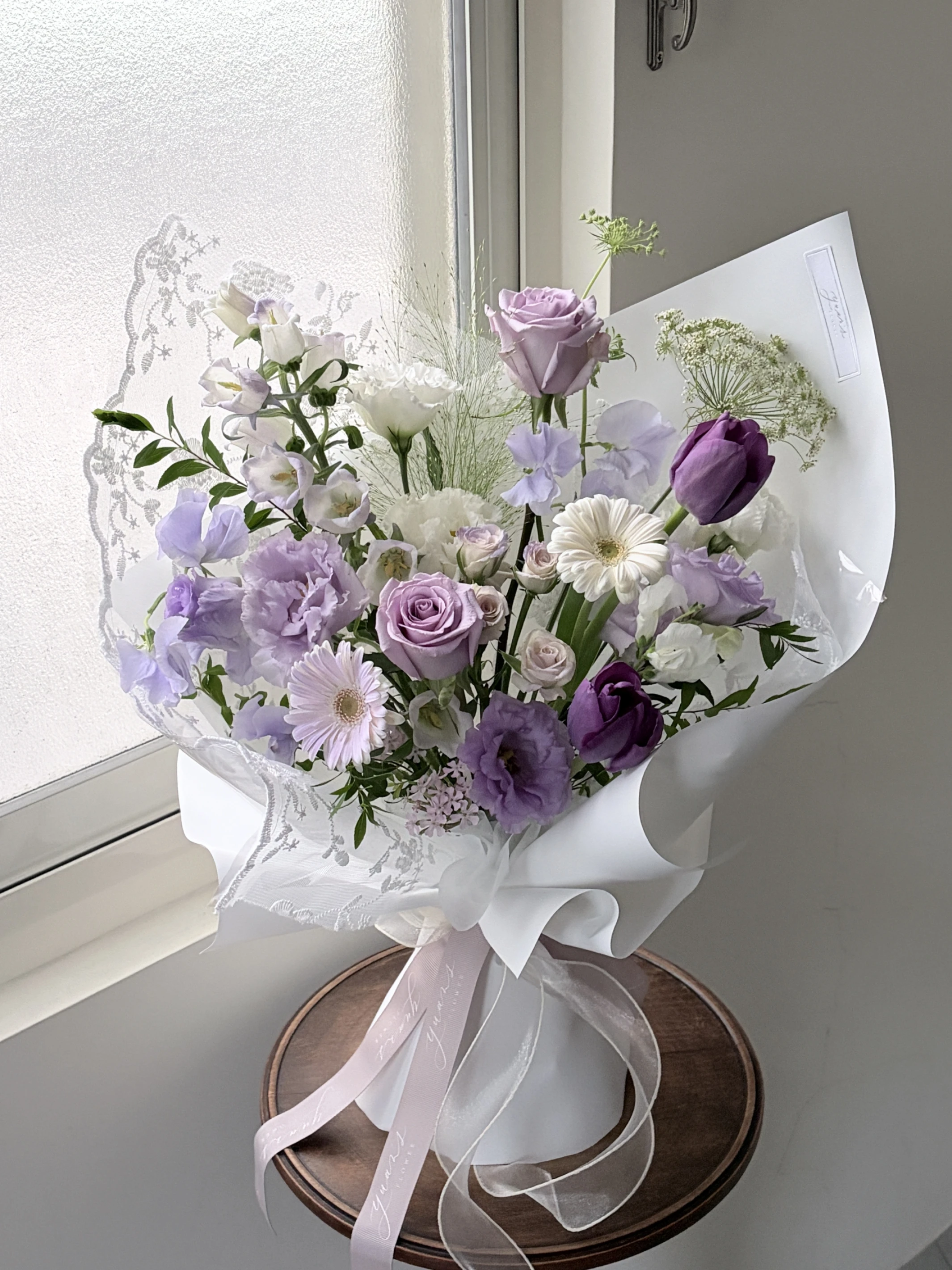 當週鮮花・紫色系花束 Weekly Fresh Designer Bouquet