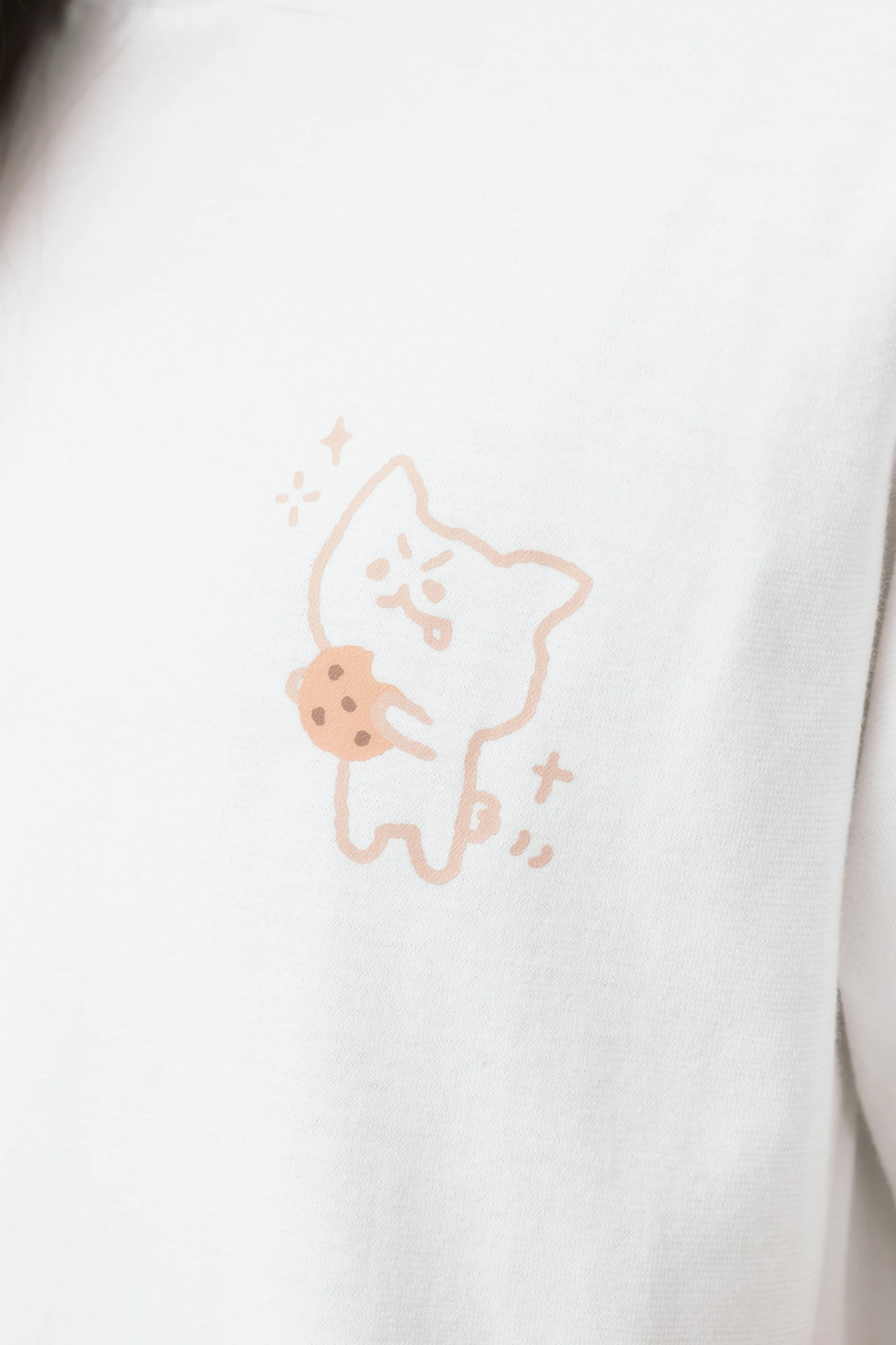 笨喵愛吃餅乾 中性經典純棉TEE