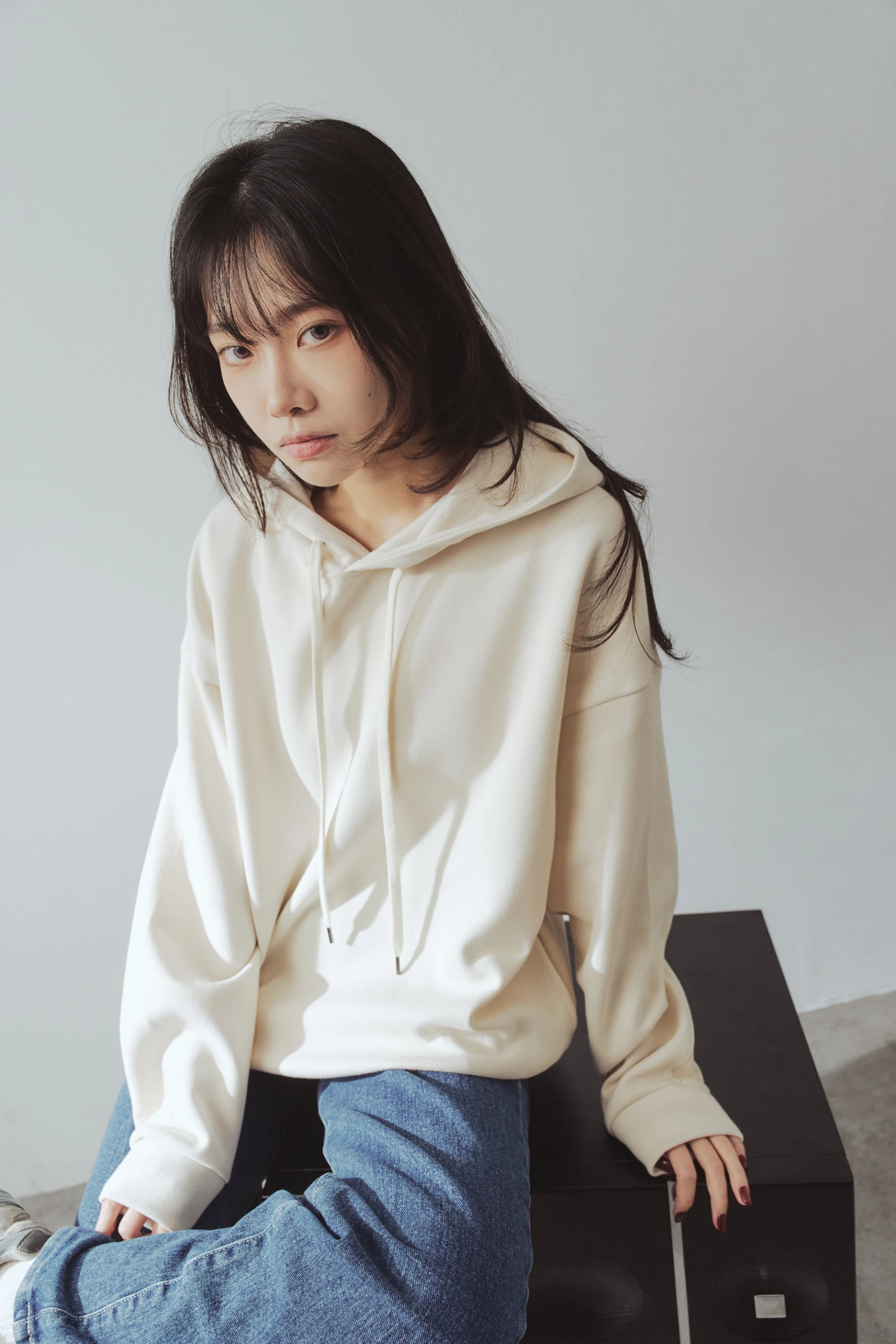 自然挺連帽TEE