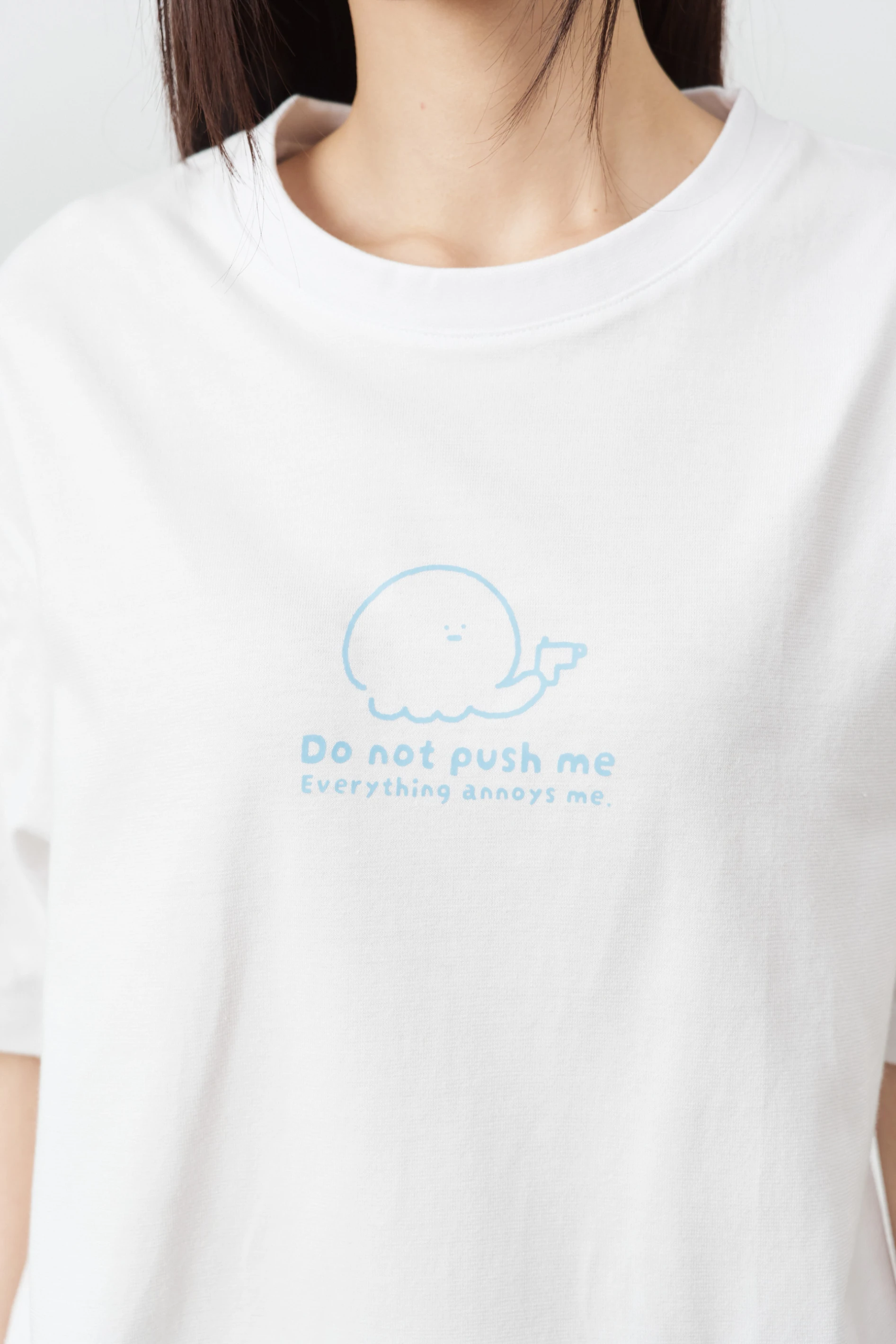 別惹我  中性經典純棉TEE