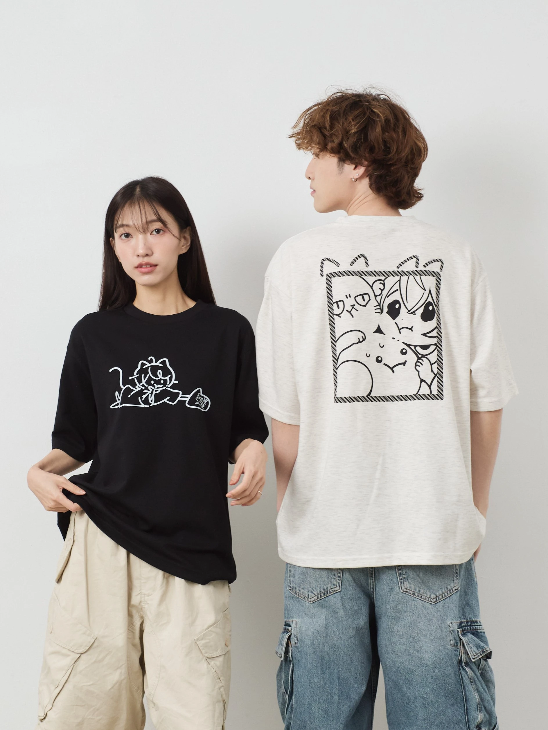 杏仁ミル-一口接一口 親膚雲朵TEE