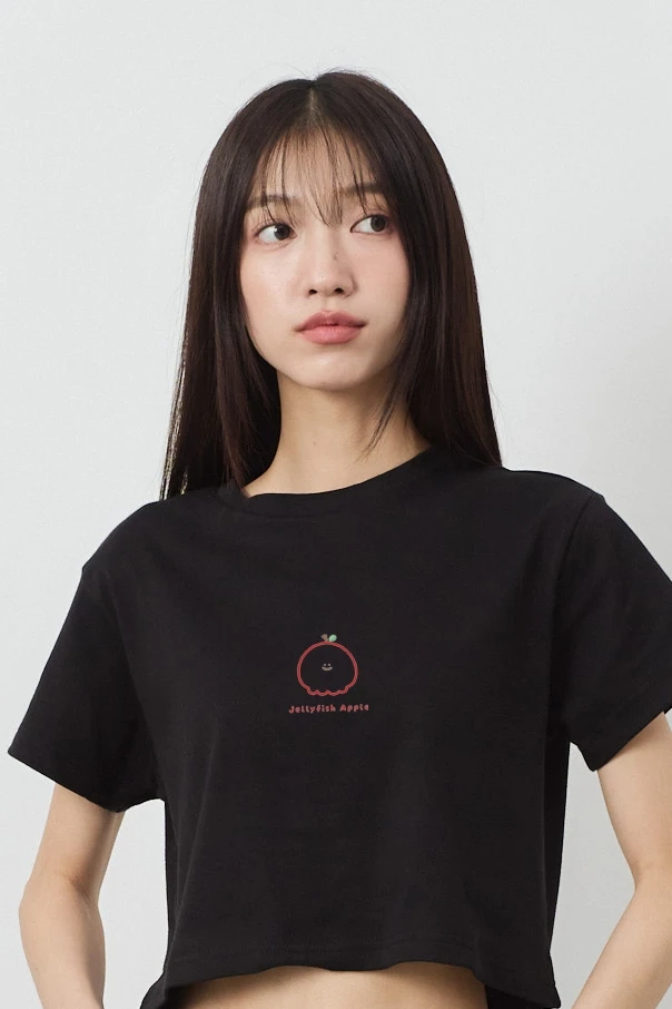水果 女短版軟糖TEE