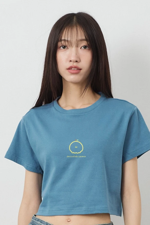 水果 女短版軟糖TEE