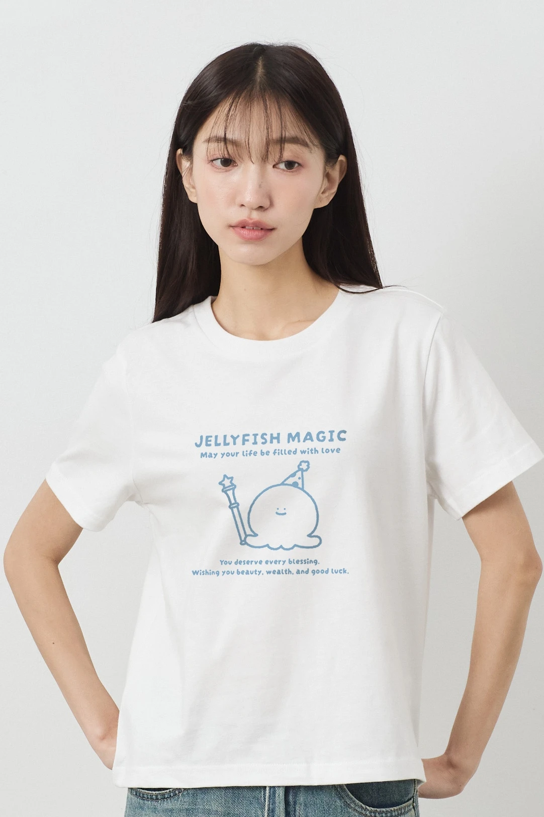 魔法水母 女版經典圓領TEE