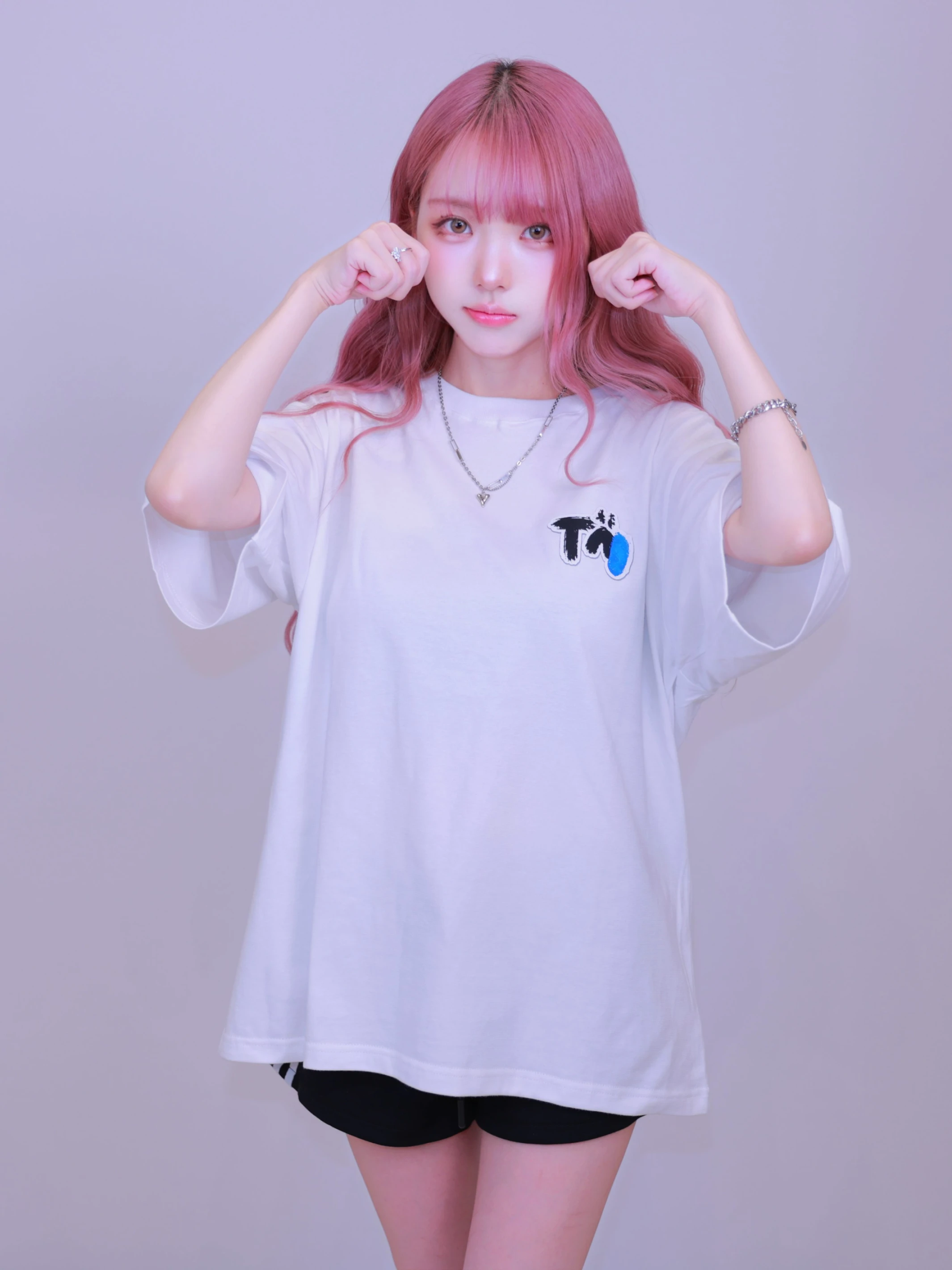 兔不哭，我陪你💗 中性經典純棉TEE