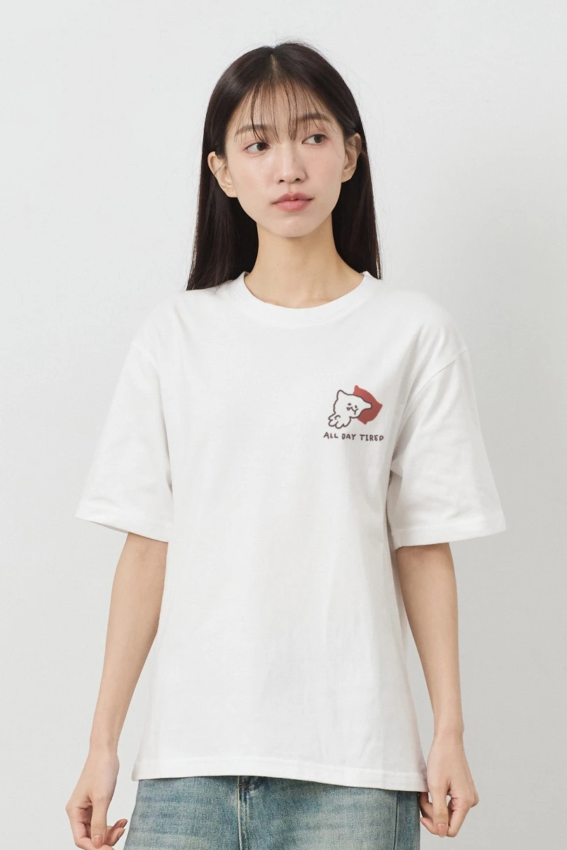 笨笨喵累累 中性經典純棉TEE