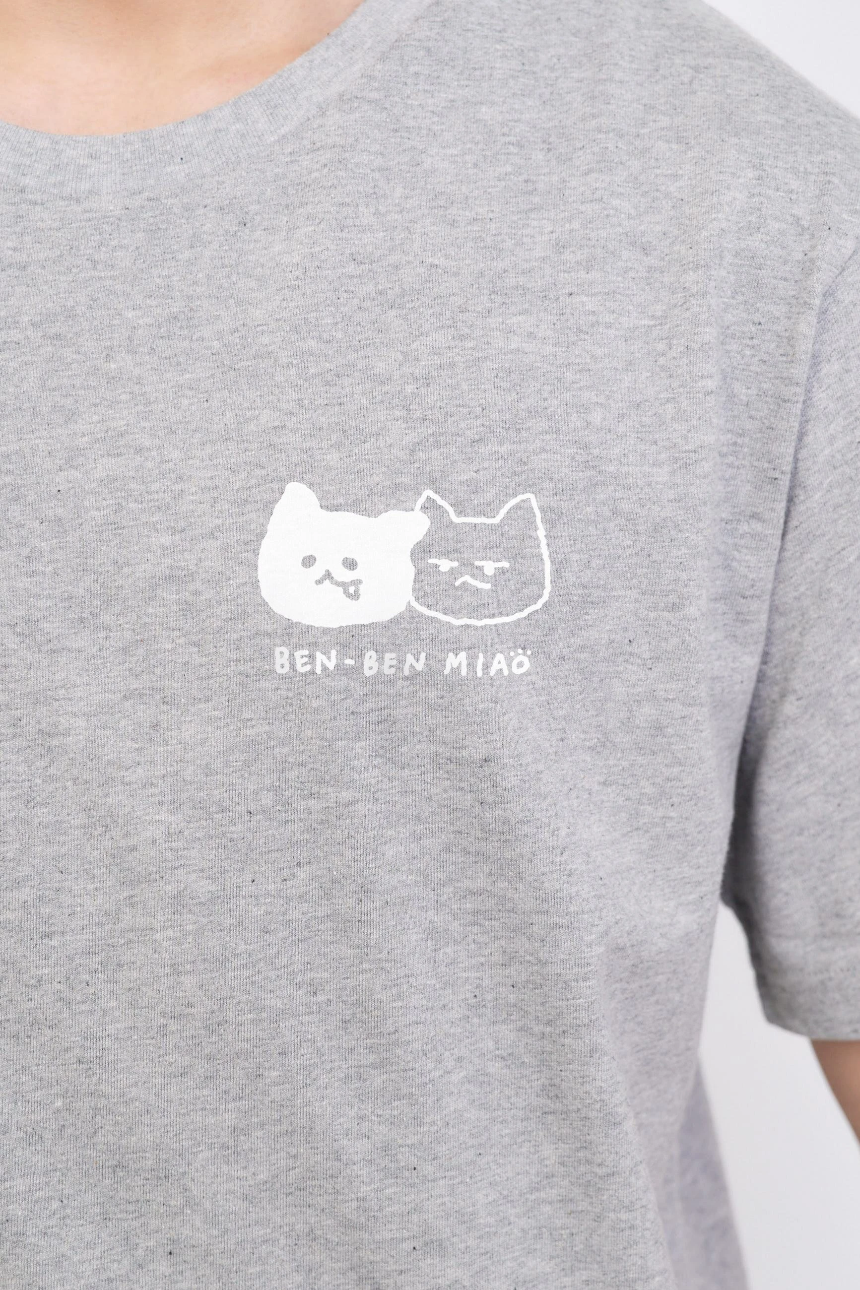 笨笨喵與大蛇丸 中性經典純棉TEE
