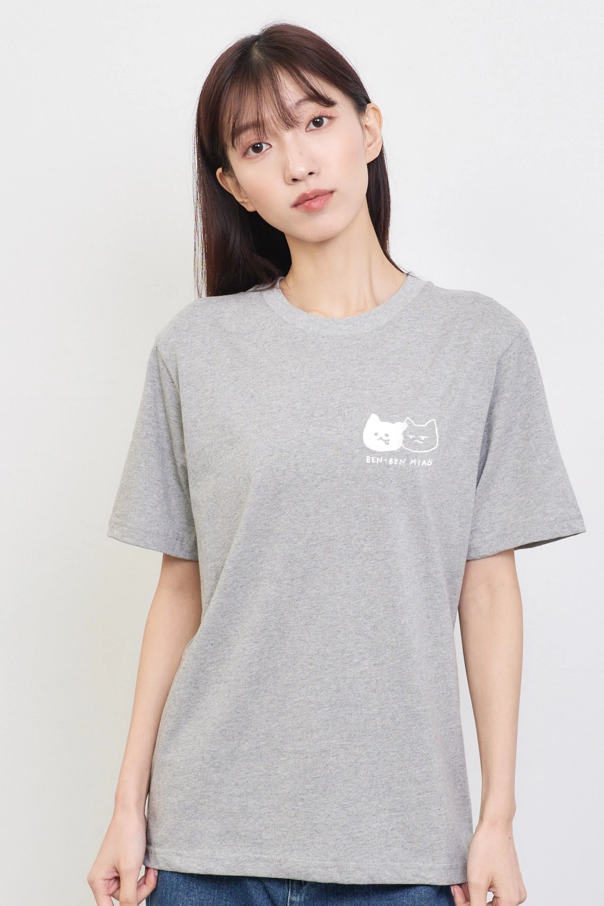 笨笨喵與大蛇丸 中性經典純棉TEE
