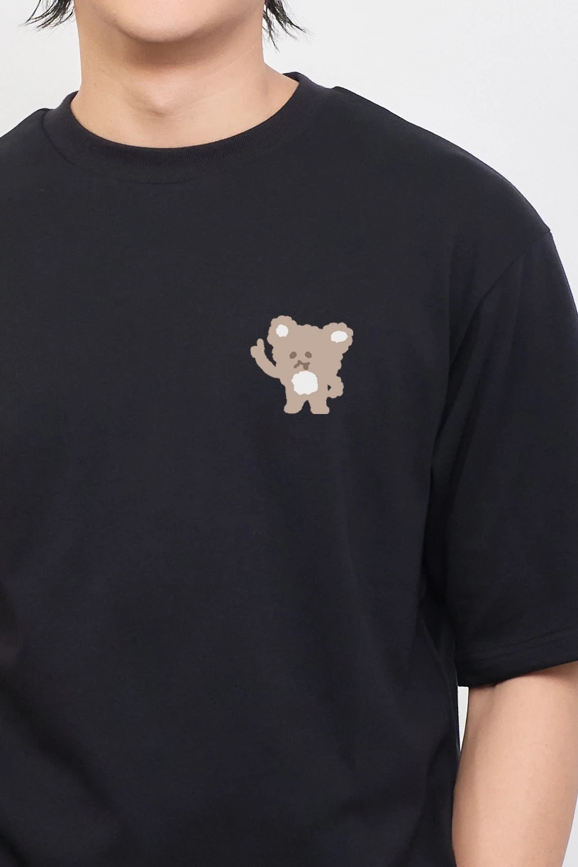 笨笨喵與主管 親膚雲朵TEE