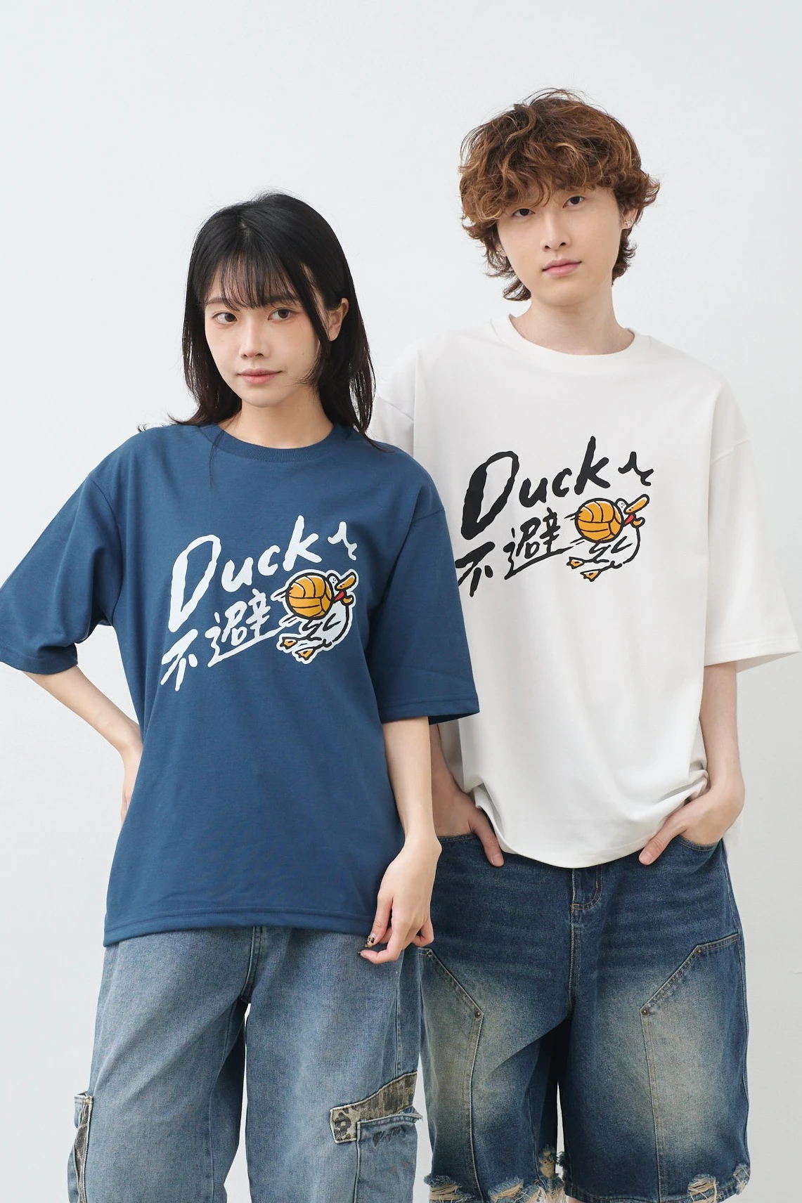Duck不避 親膚雲朵TEE