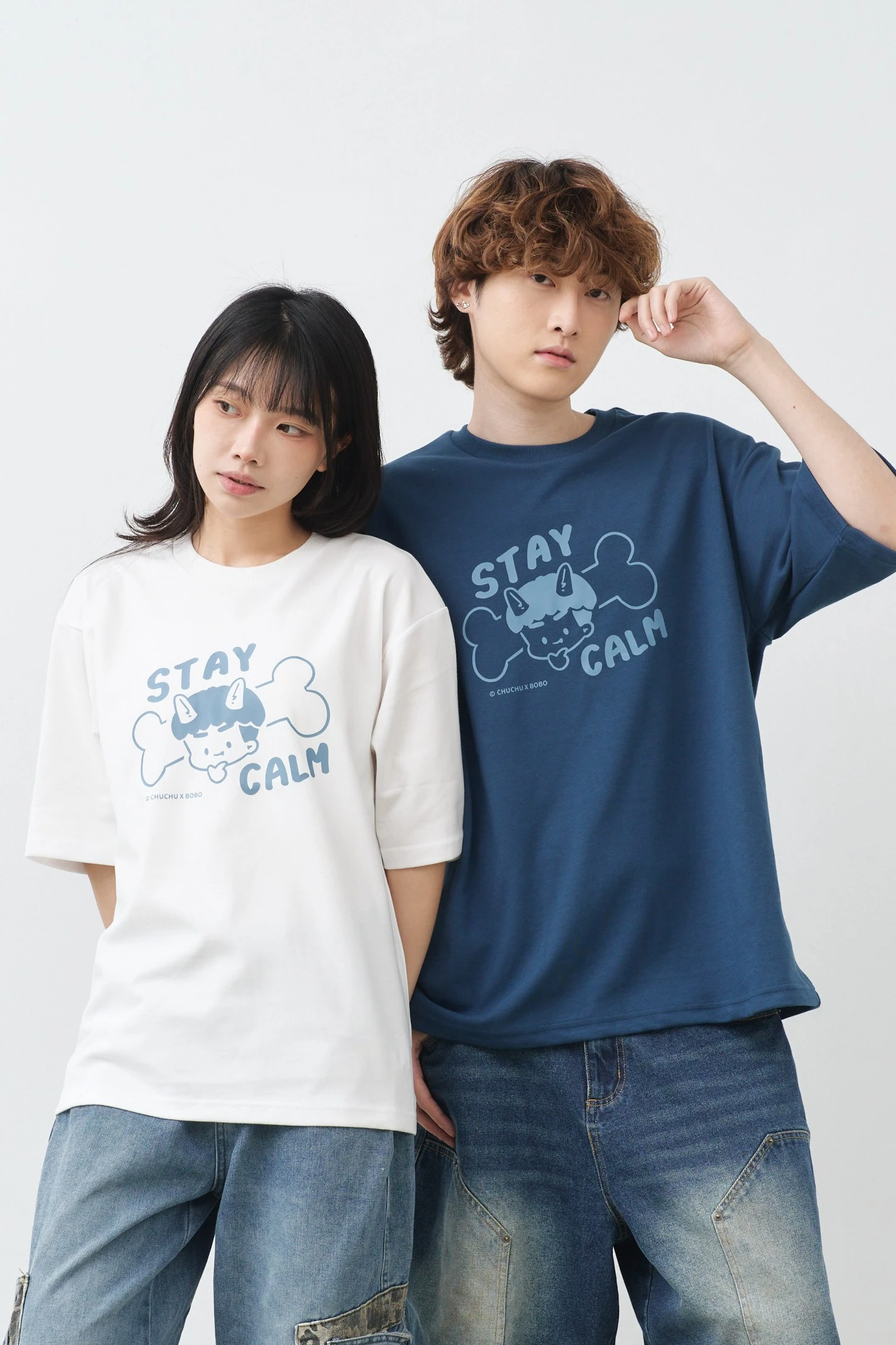 冷靜小狼 親膚雲朵TEE