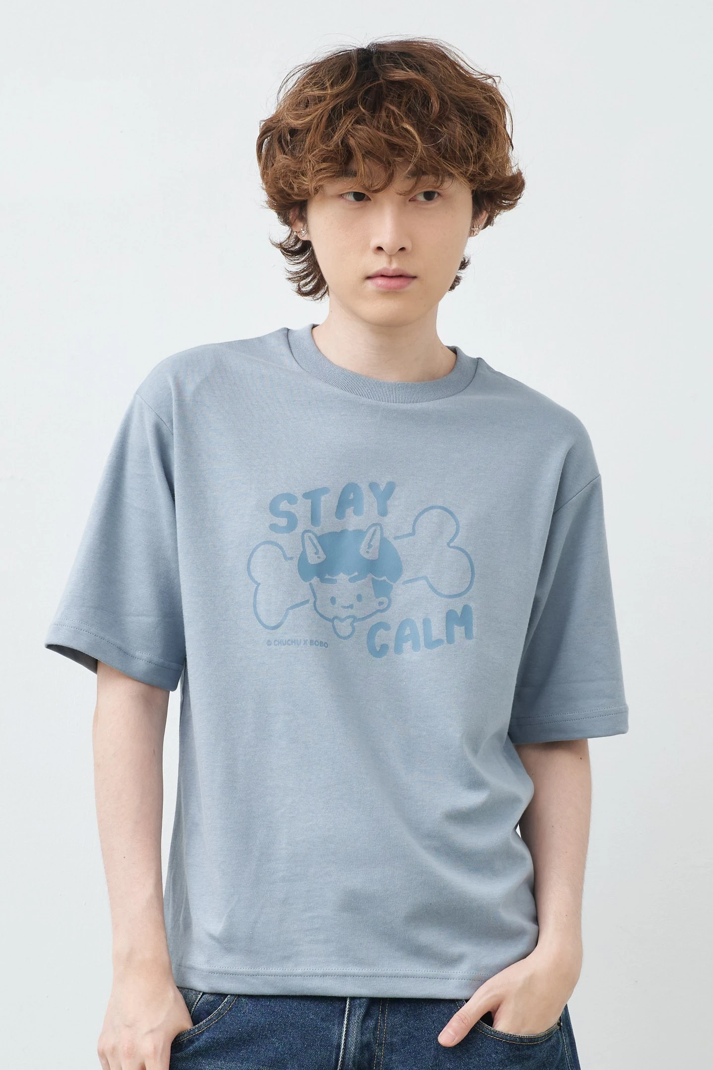 冷靜小狼 親膚雲朵TEE