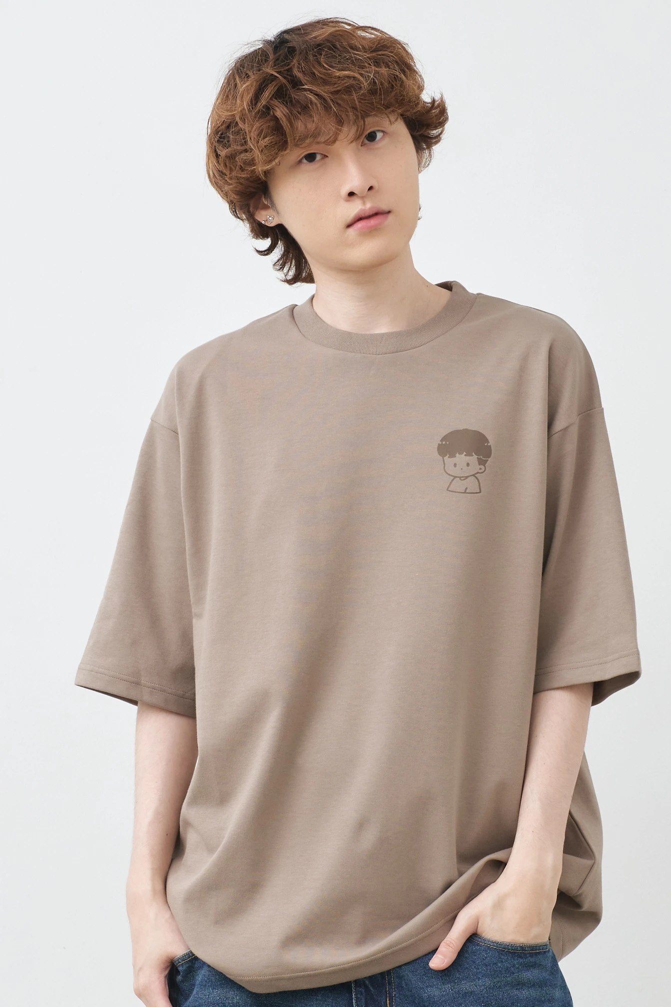 黑白漫畫啾啾 親膚雲朵TEE