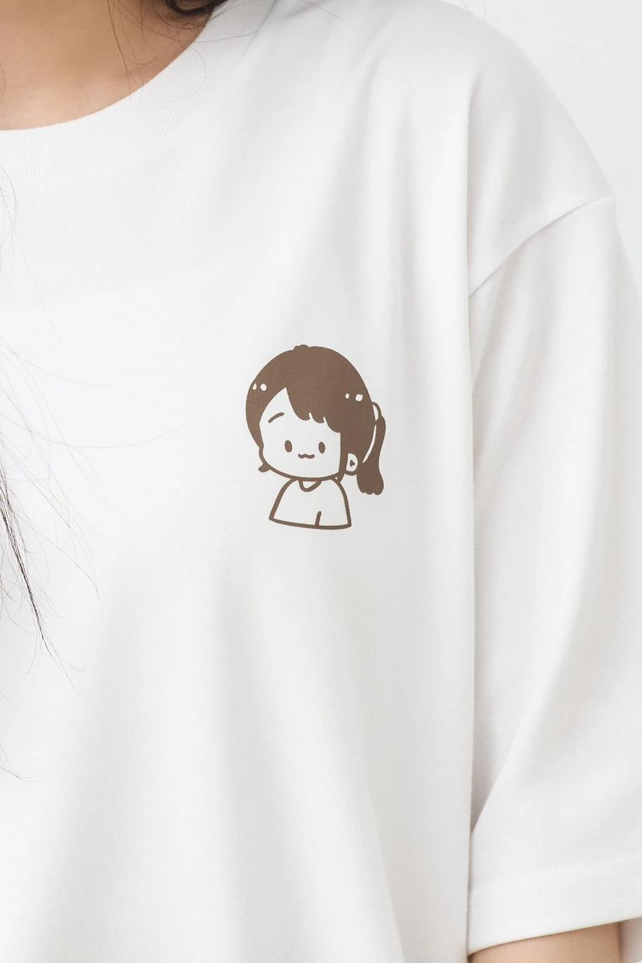 黑白漫畫噗噗 親膚雲朵TEE