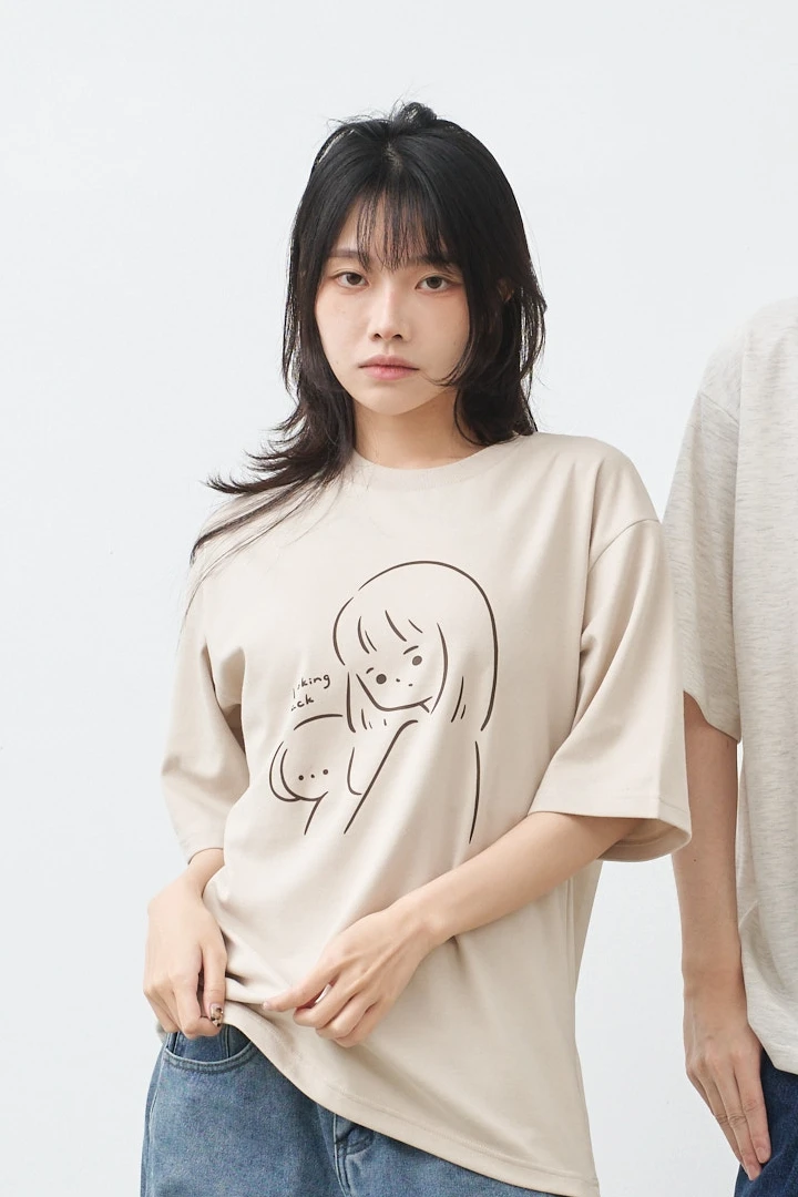 Looking back 親膚雲朵TEE