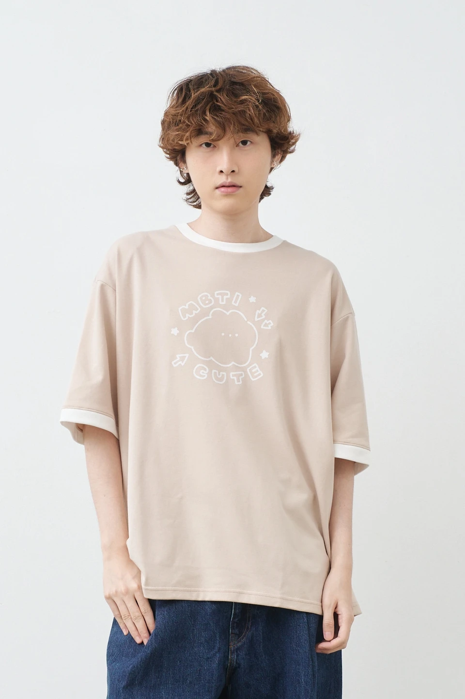 MBTI CUTE 跳色空氣TEE