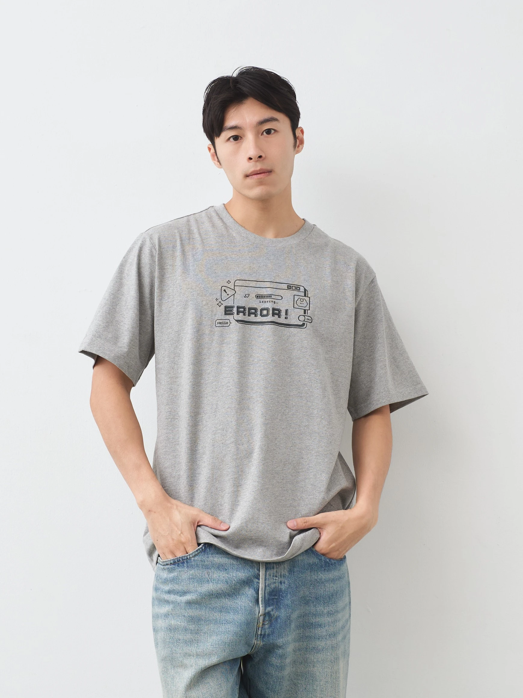 發生錯..錯誤eeerror 中性經典純棉TEE