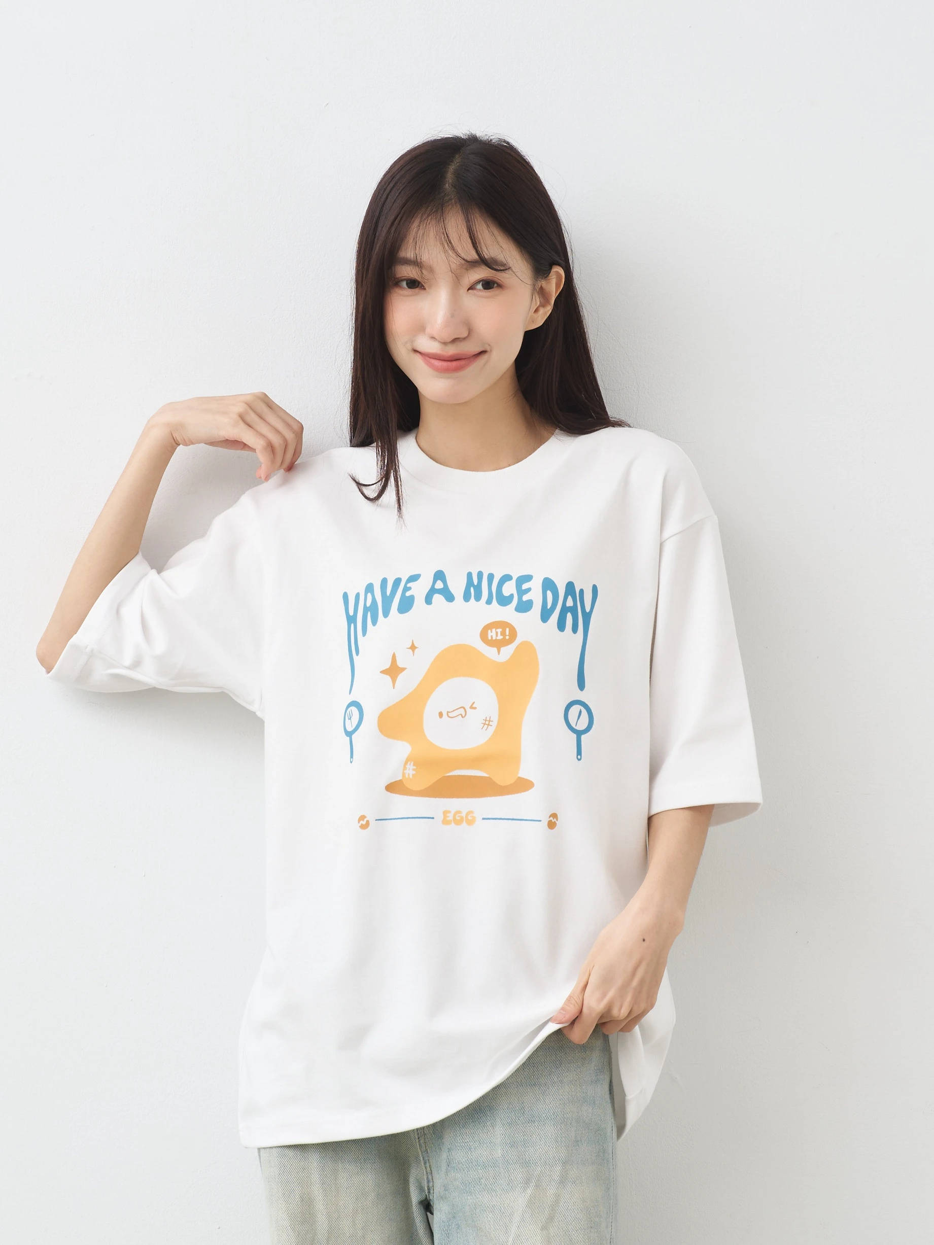 來顆小蛋 親膚雲朵TEE