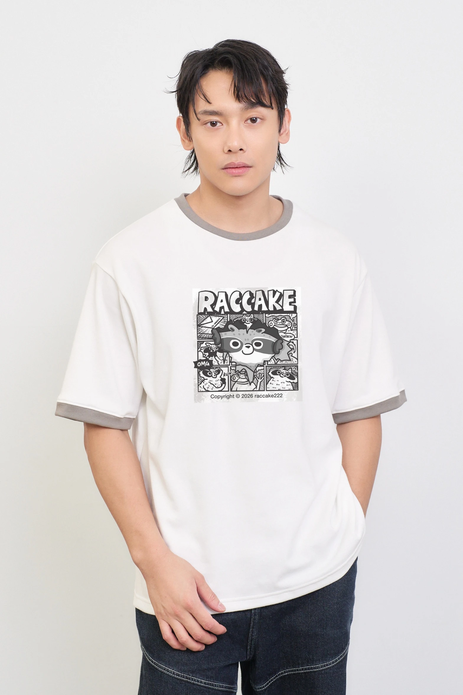 浣糕漫畫專欄 跳色空氣TEE