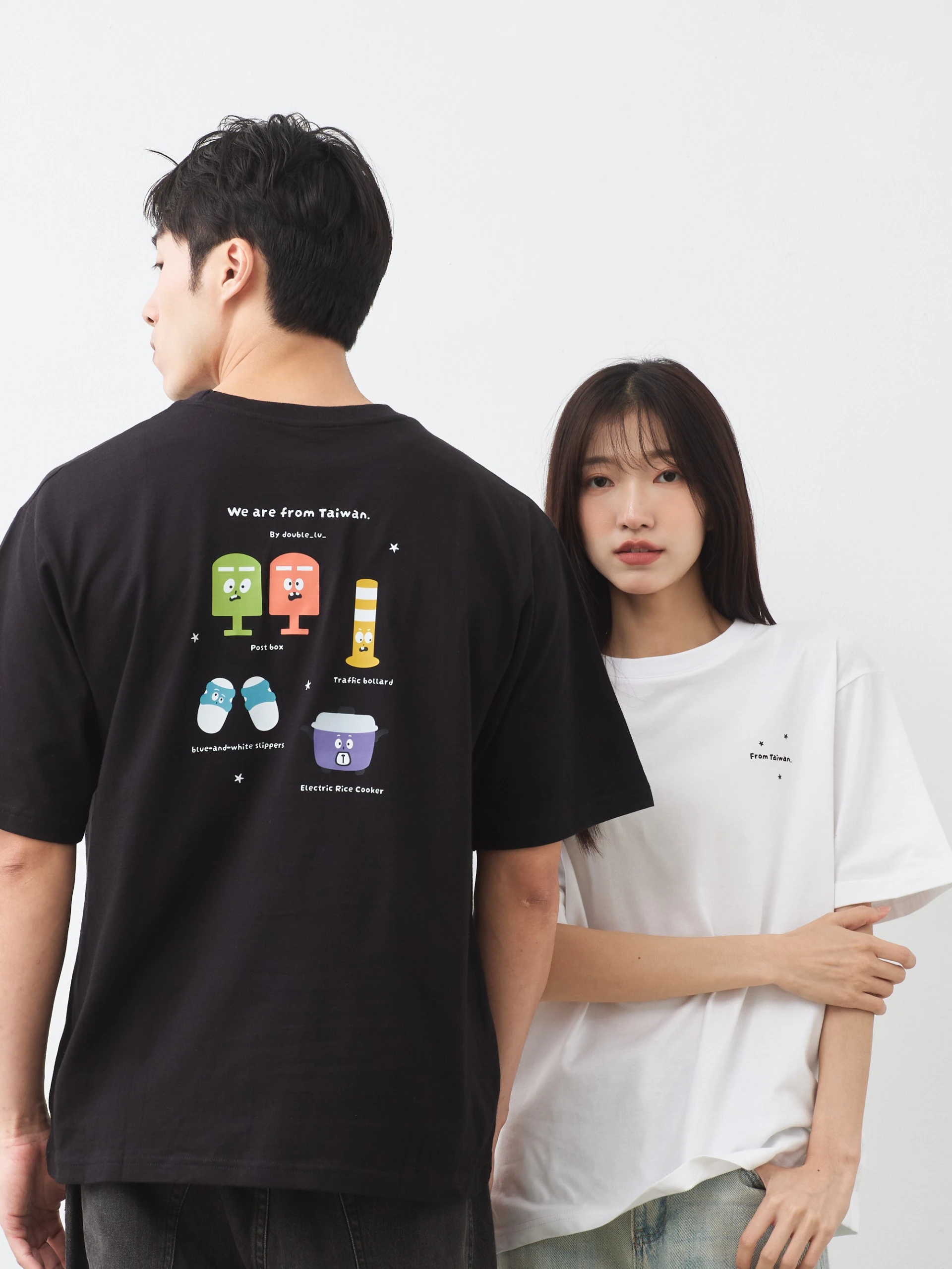 小怪獸的台灣 中性經典純棉TEE