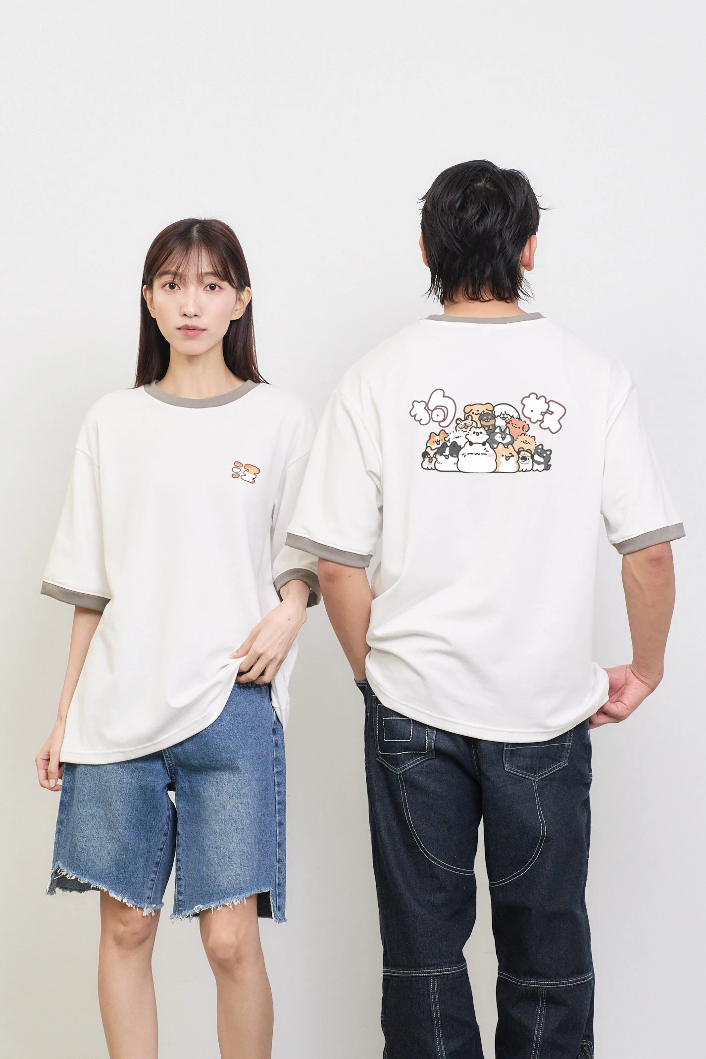 汪汪汪奴 跳色空氣TEE