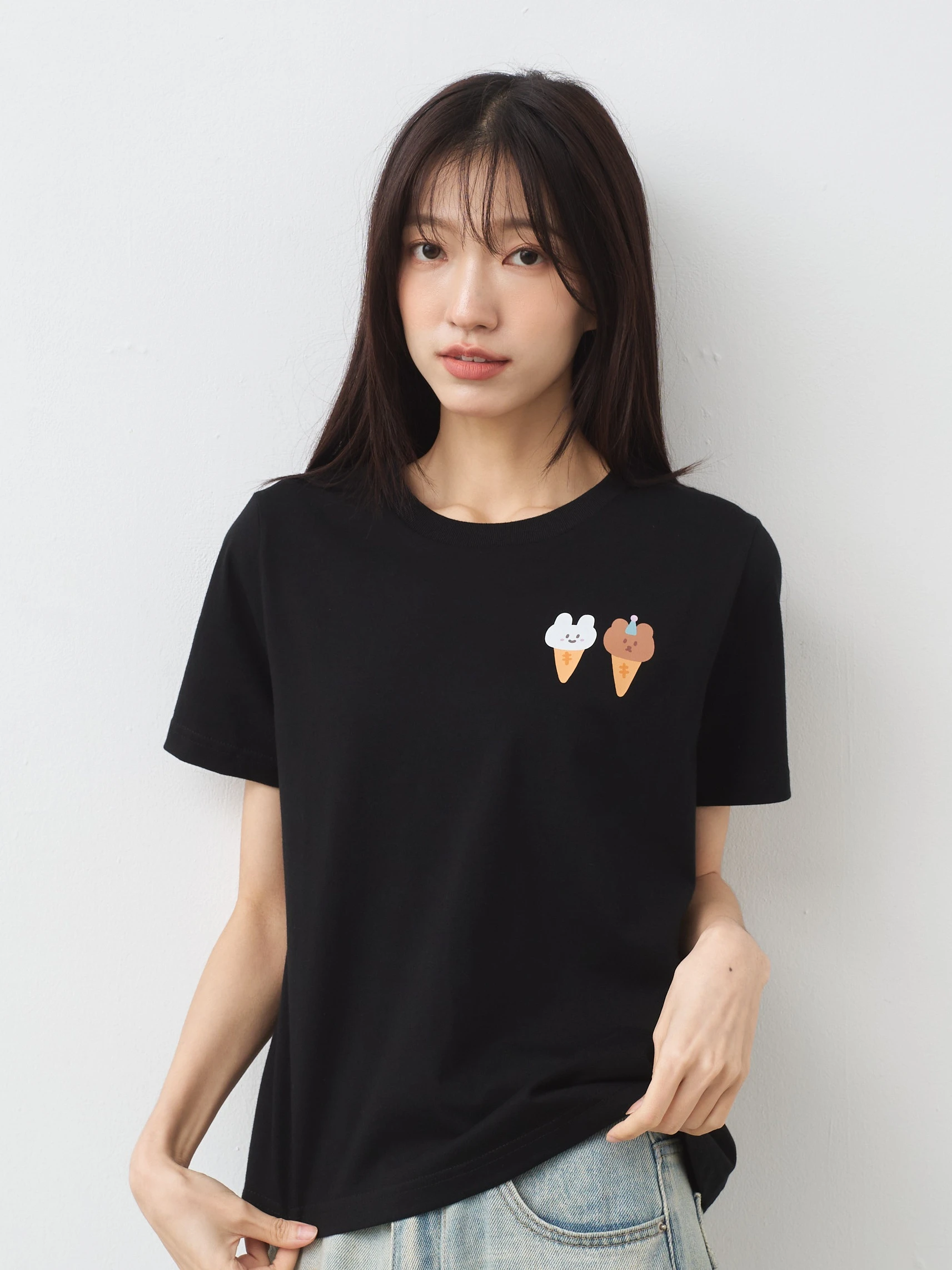 SUMMER是夏天 女版經典圓領TEE