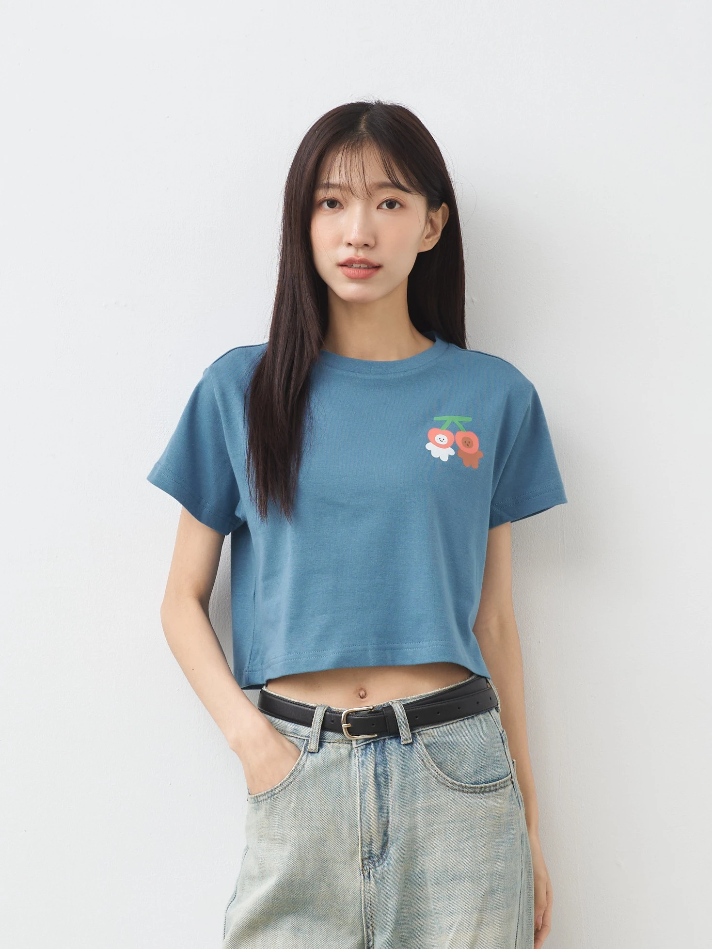 小兔熊熊戀愛了 女短版軟糖TEE
