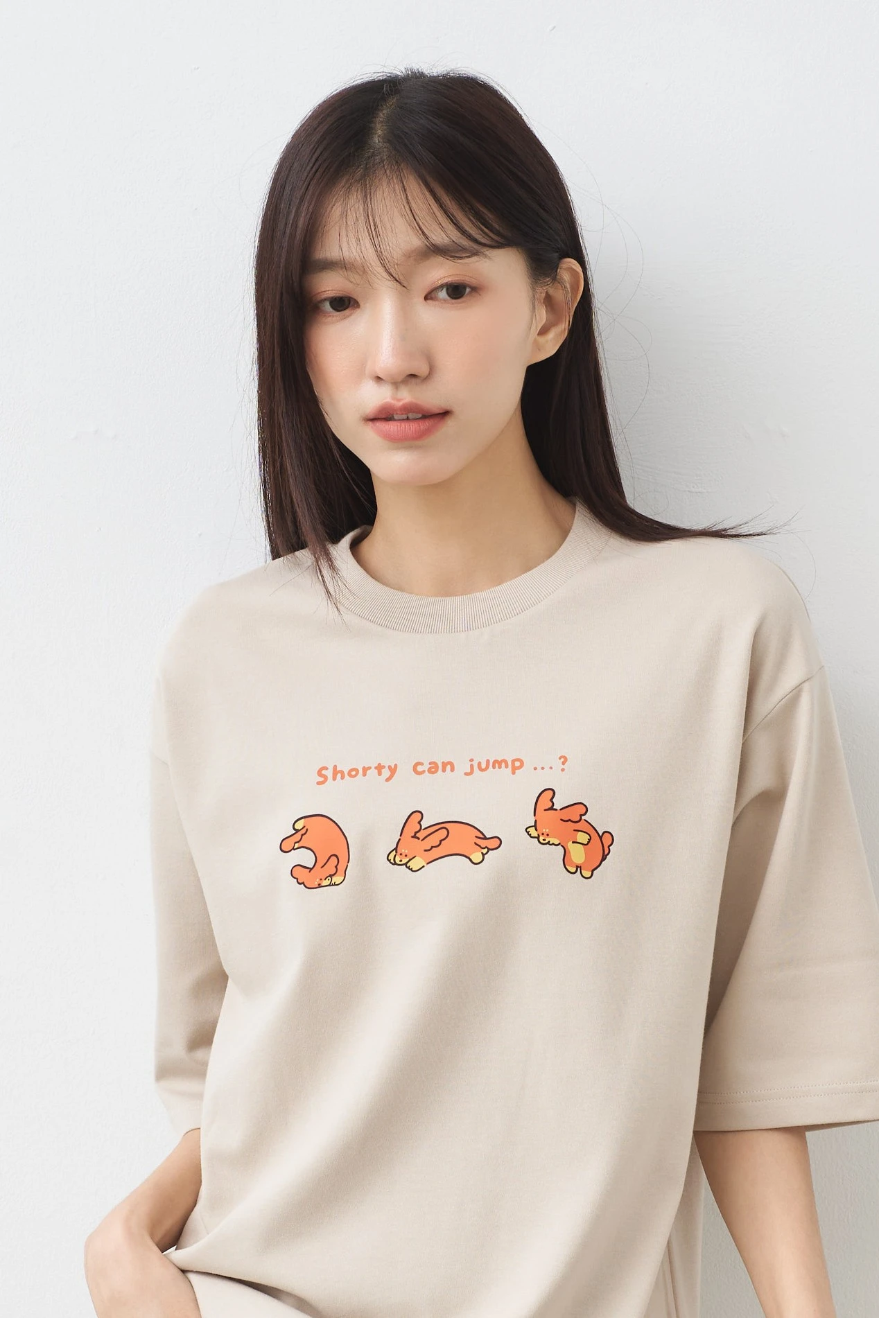 跳躍吧小短腿 親膚雲朵TEE