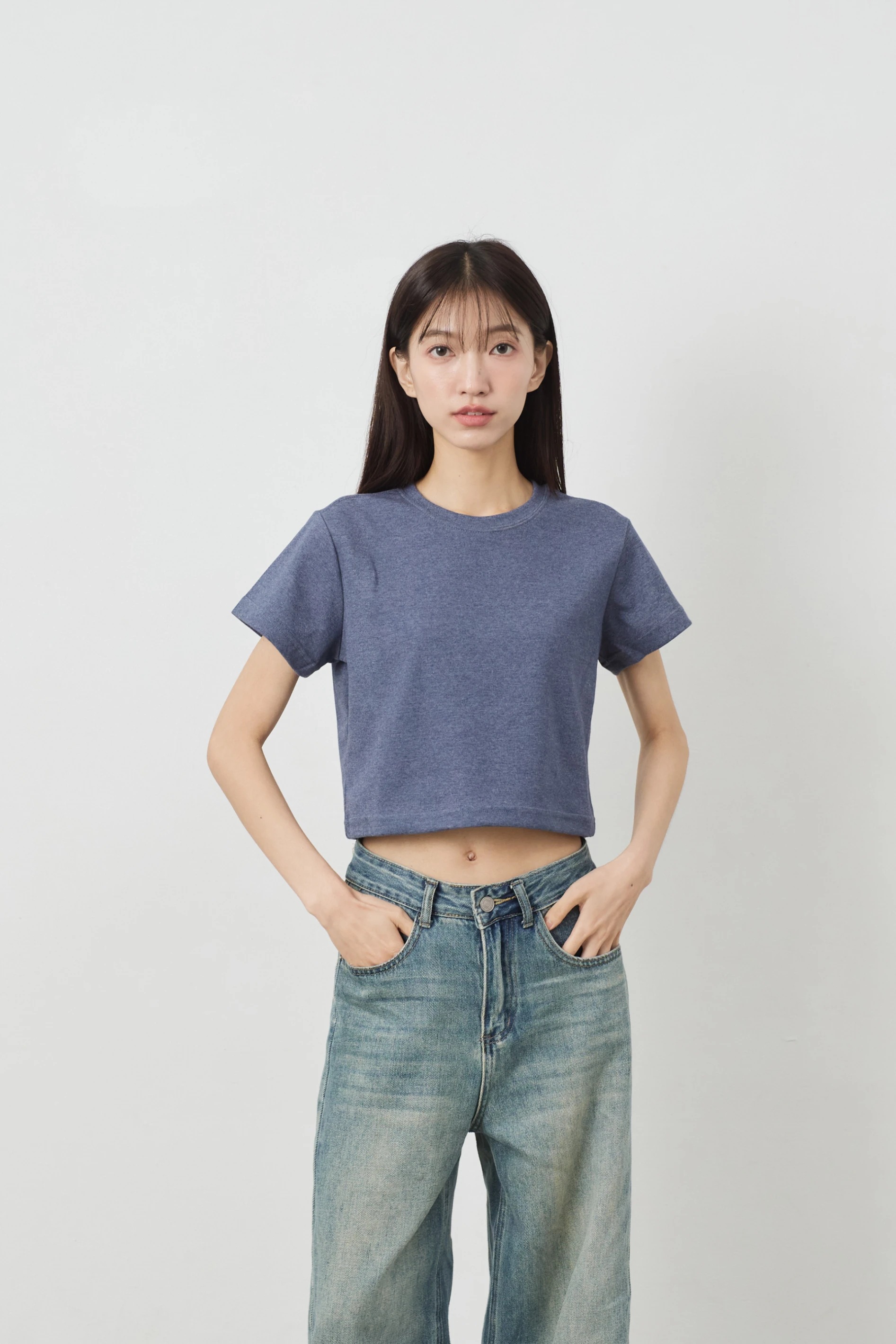 女短版雲朵TEE(麻花)