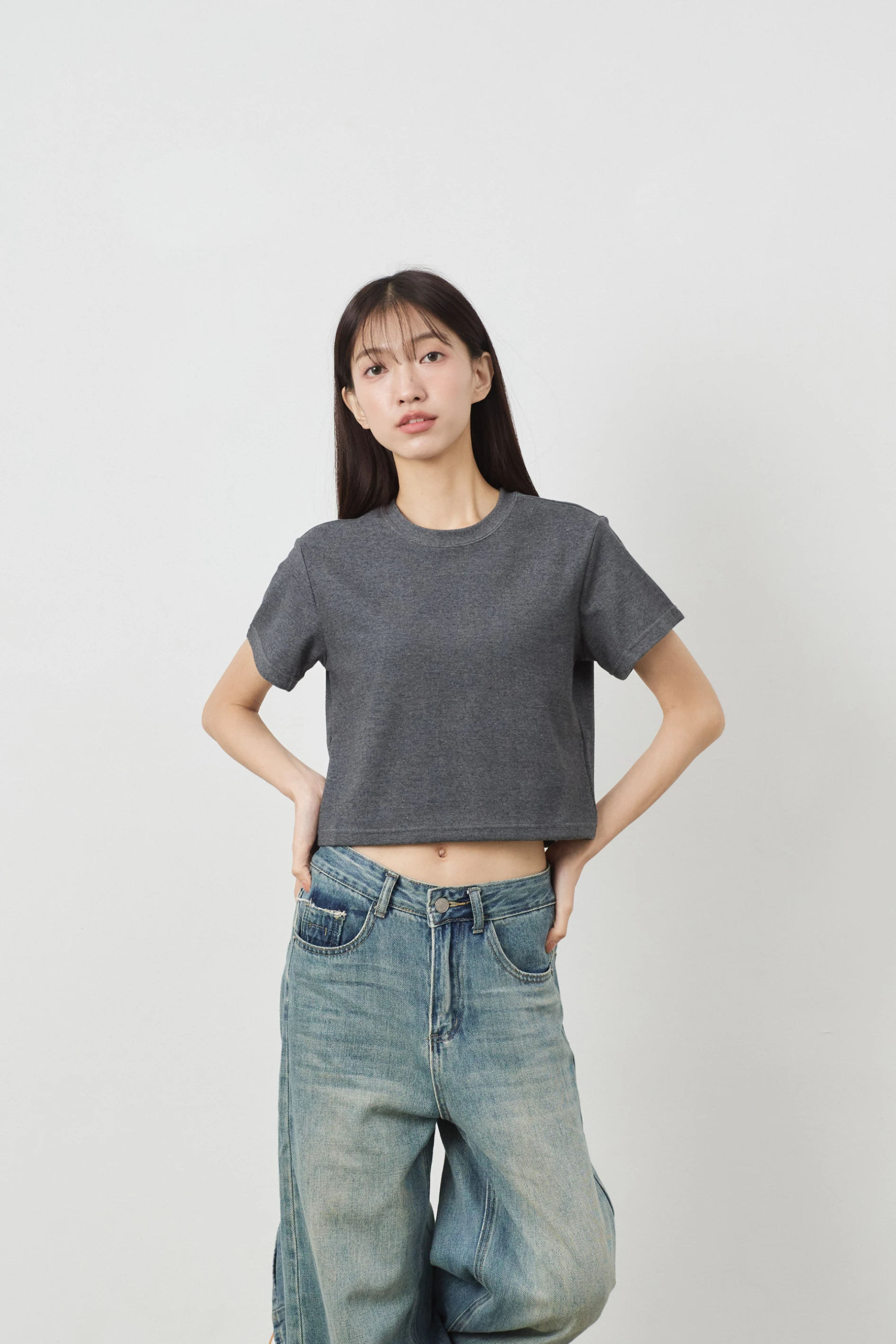 女短版雲朵TEE(麻花)