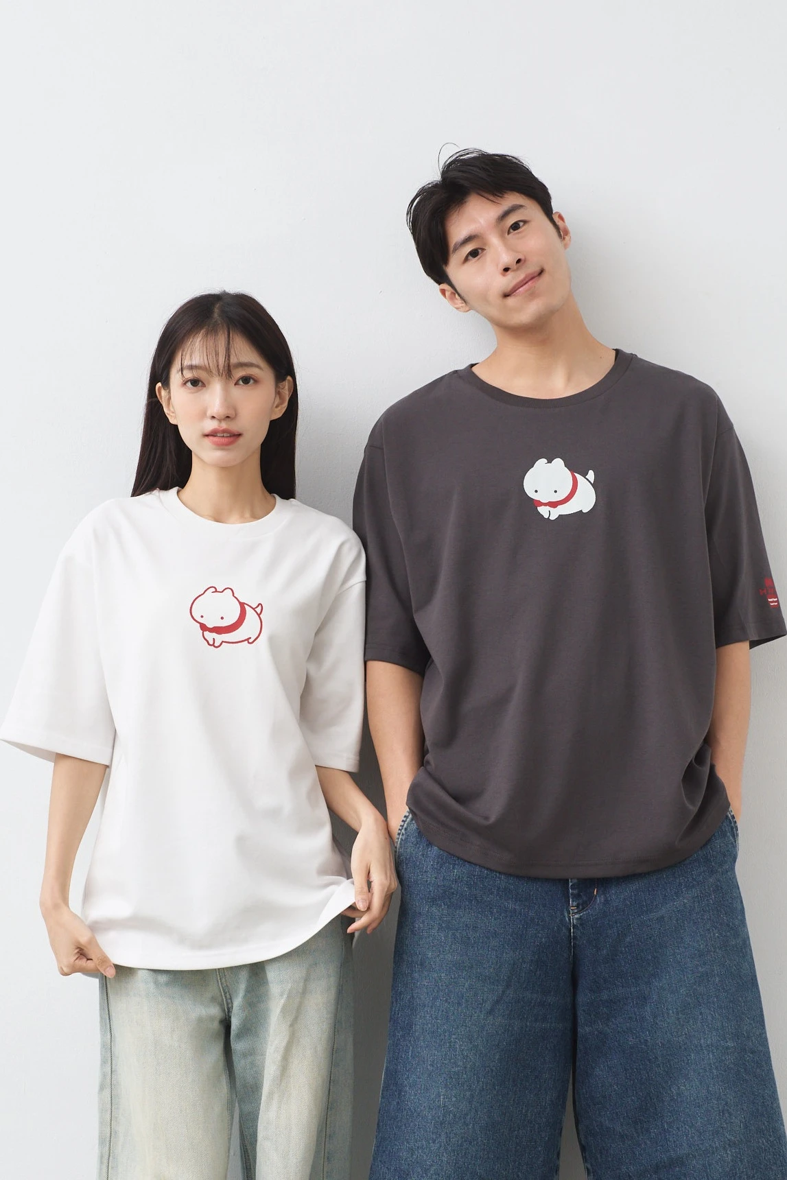 白博美 親膚雲朵TEE