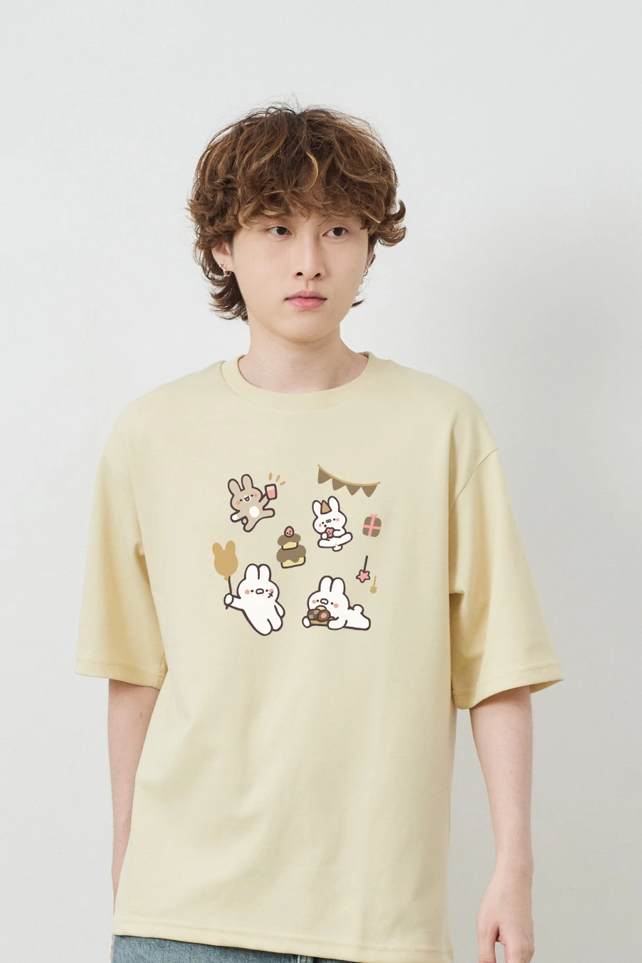 兔子派對  親膚雲朵TEE