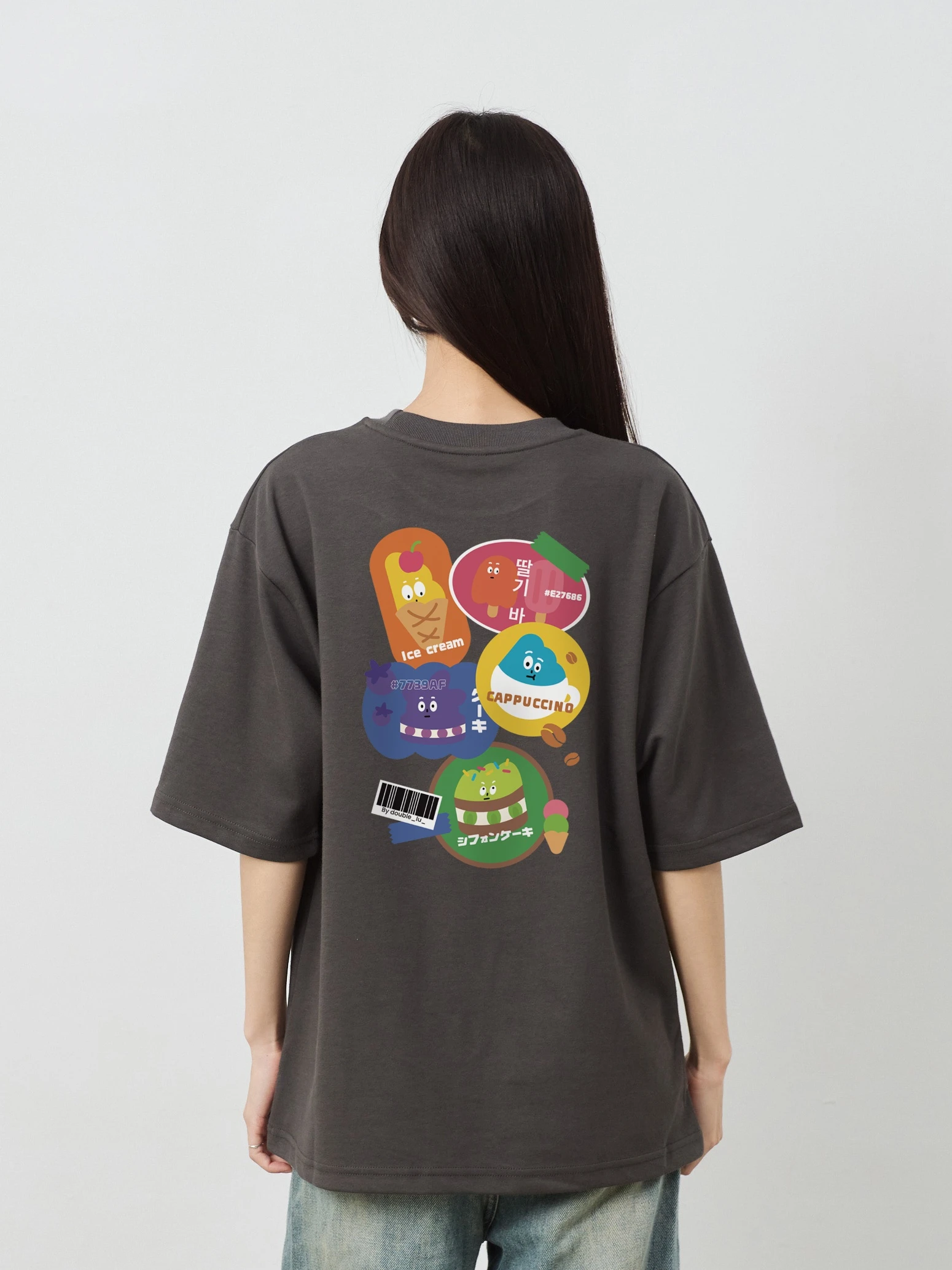 小怪獸下午茶標籤 親膚雲朵TEE
