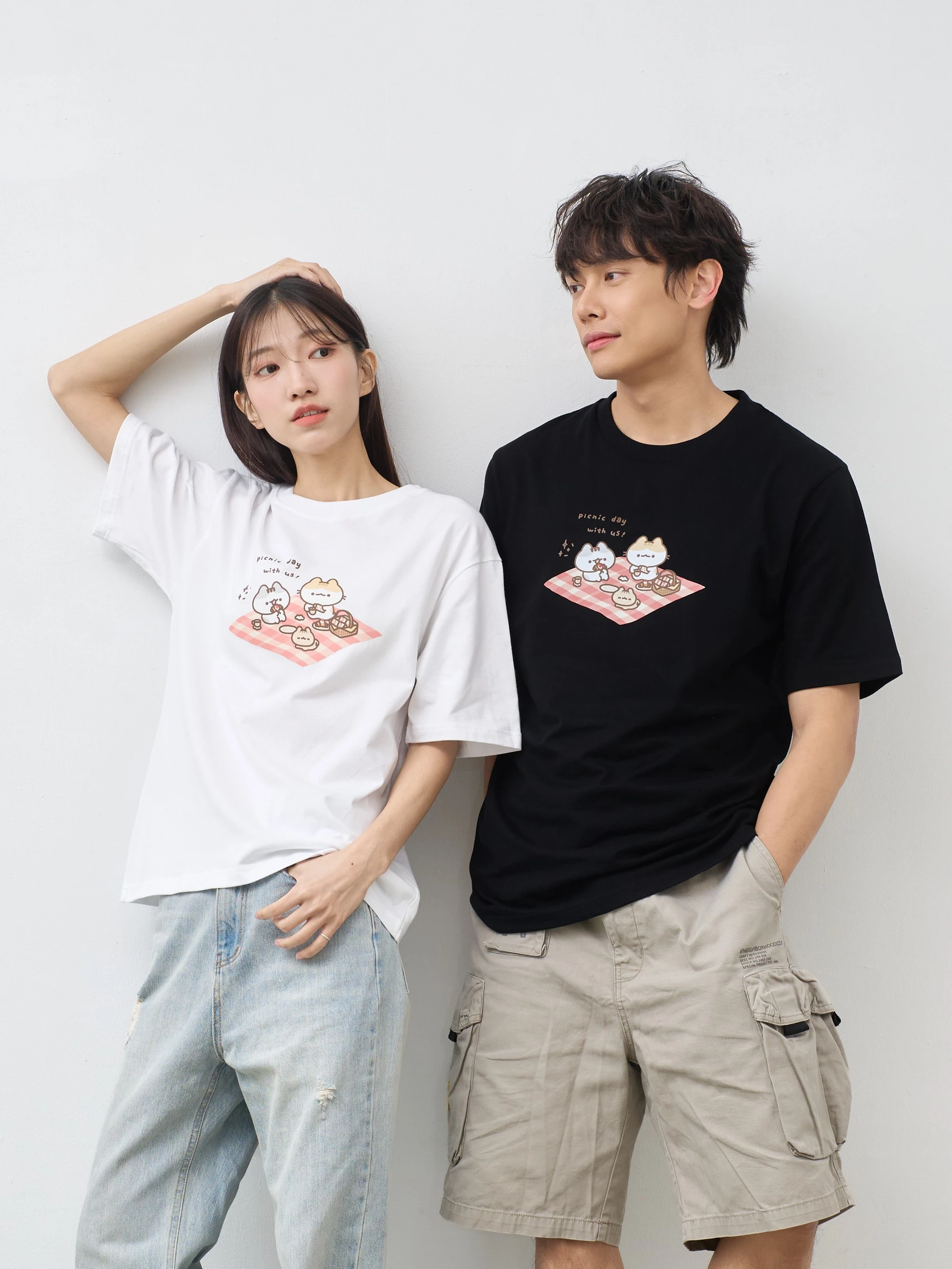 軟爛野餐日 中性經典純棉TEE