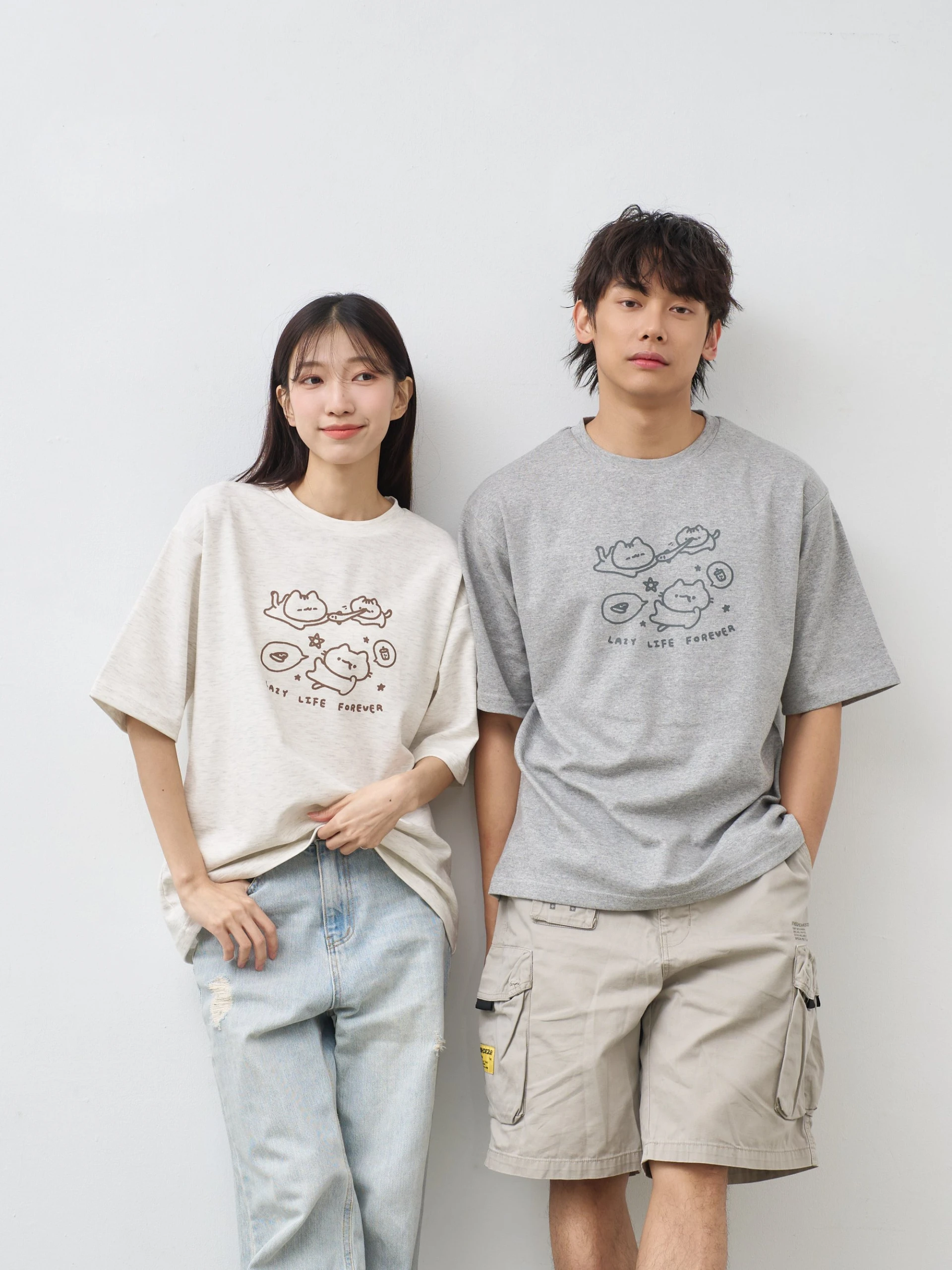 一輩子ㄉ軟爛生活 親膚雲朵TEE-麻花系列