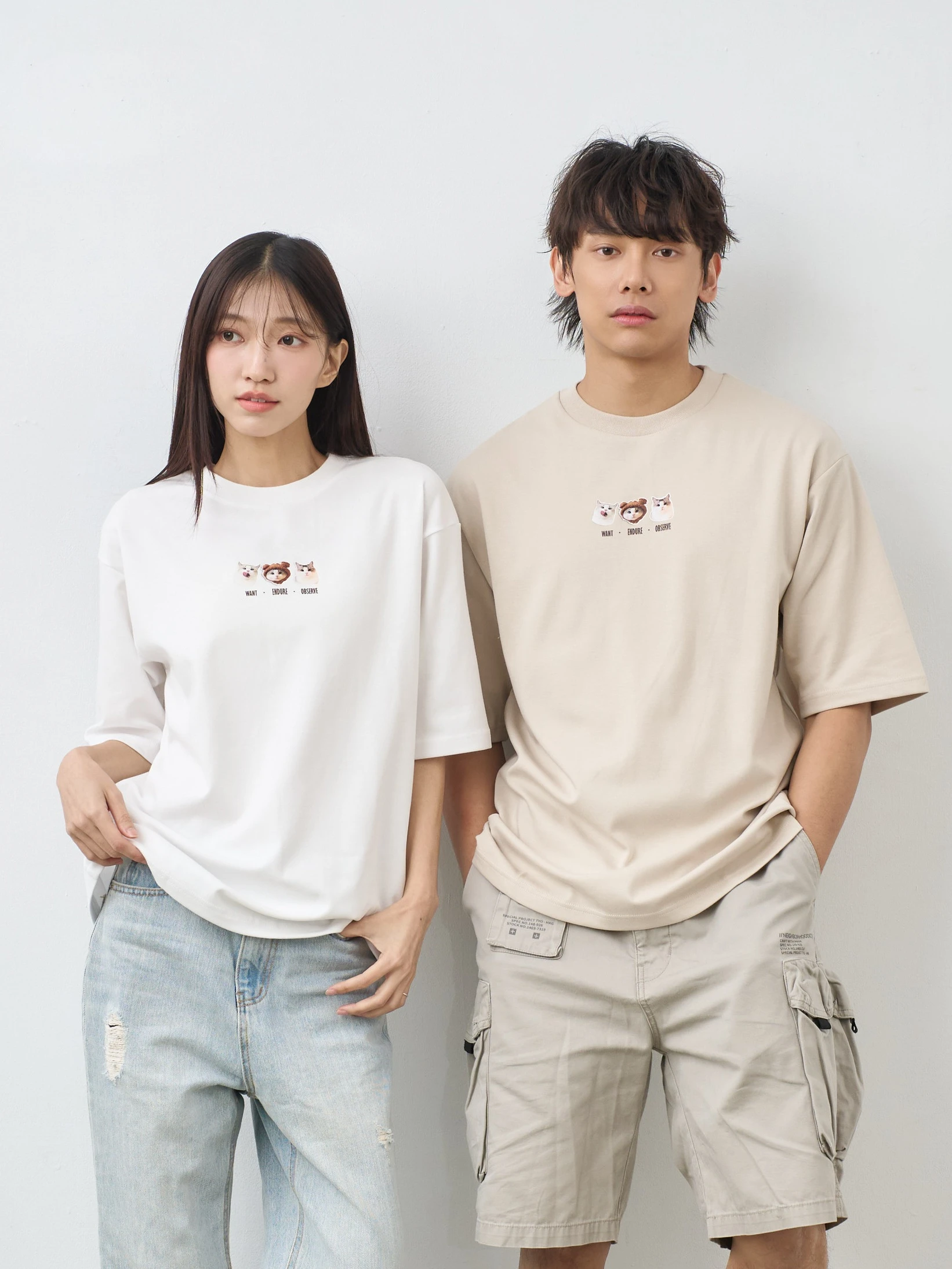 五吉郎都探吉  親膚雲朵TEE