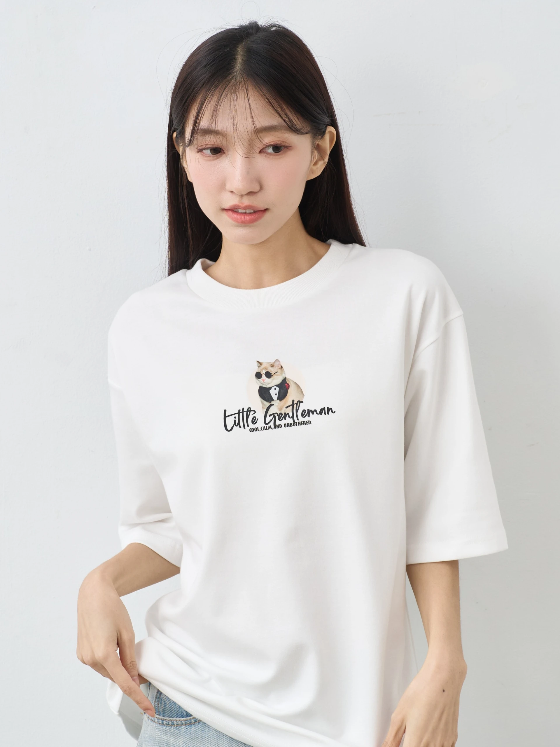穿了就是小小紳士  親膚雲朵TEE