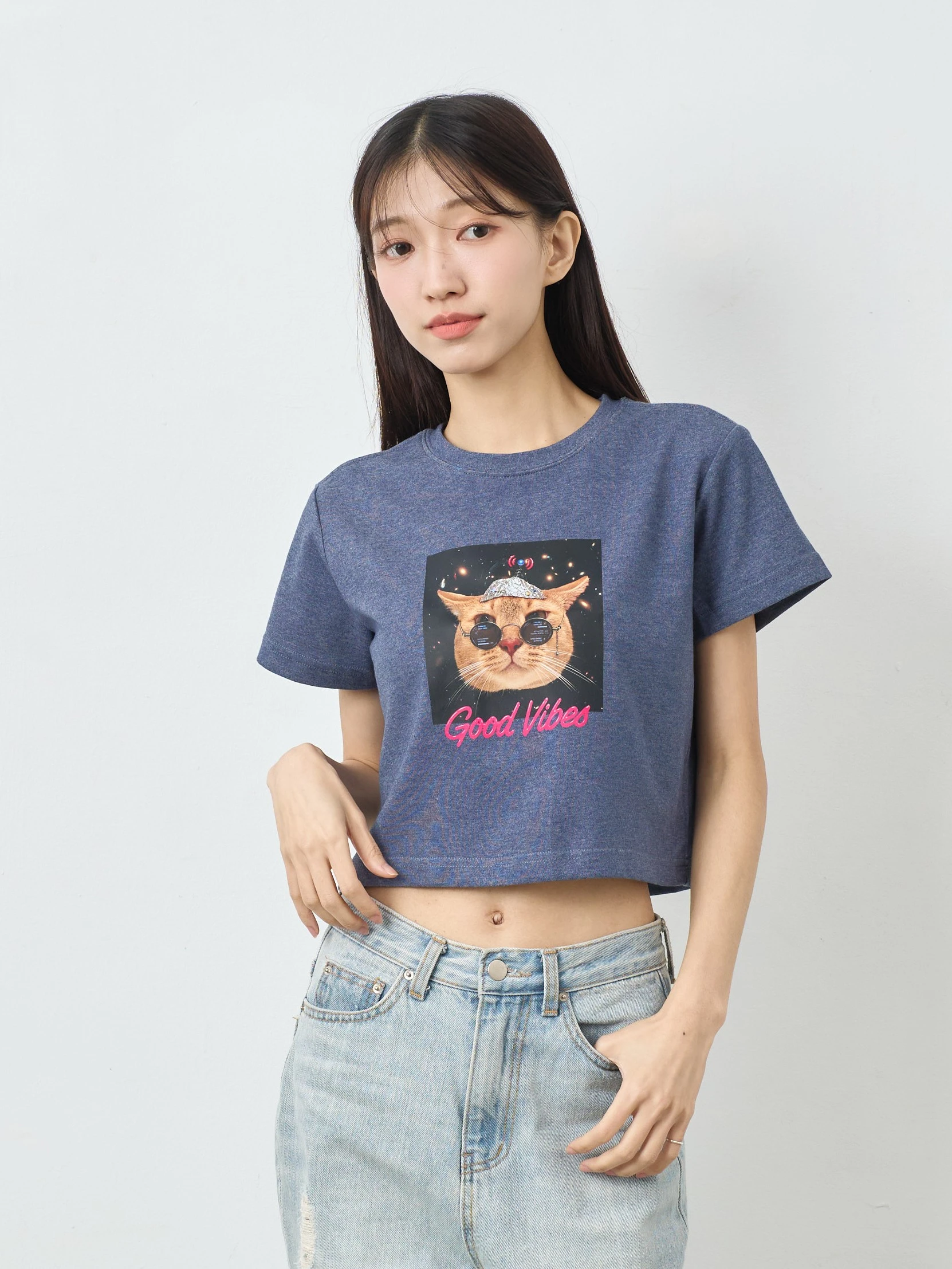 魯比｜好運體質 女短版雲朵TEE