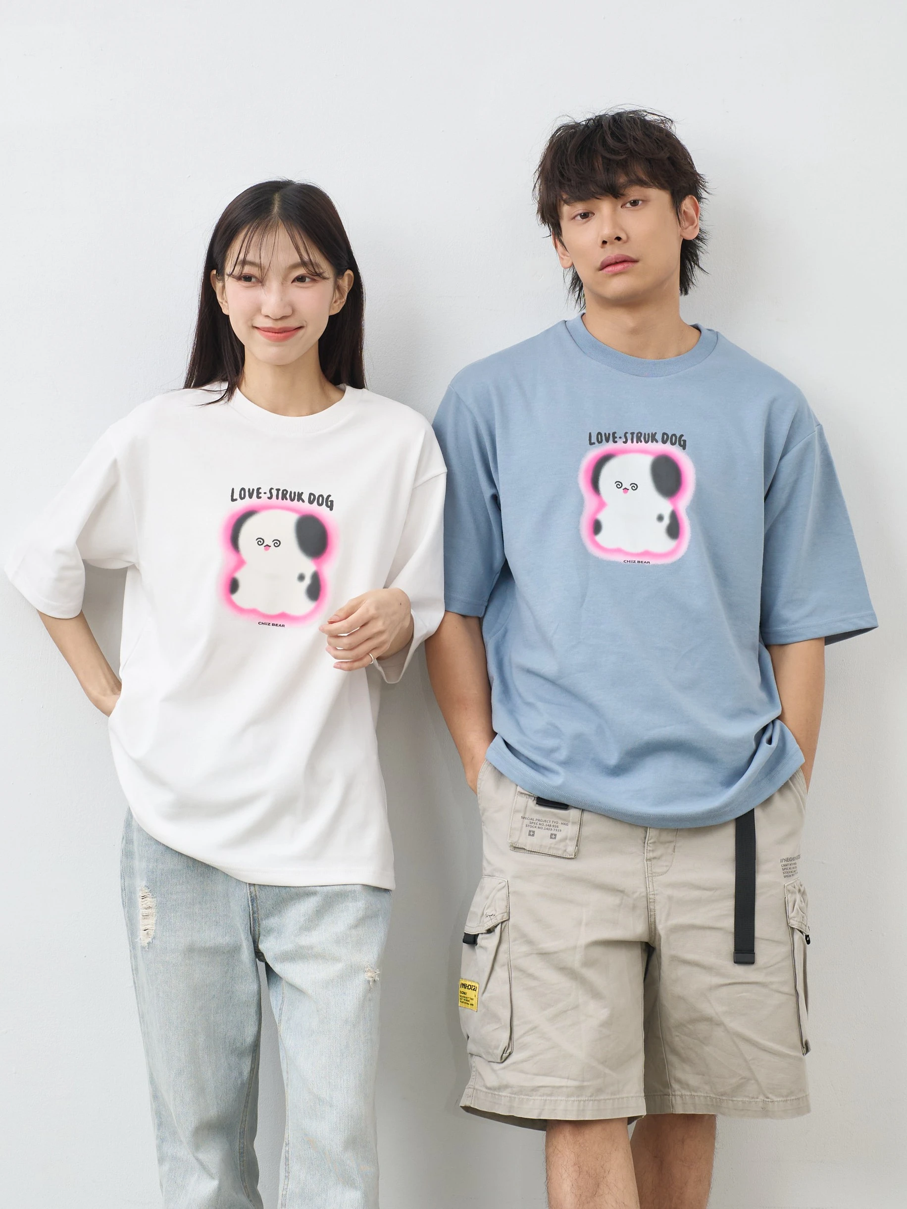 暈船小狗  親膚雲朵TEE